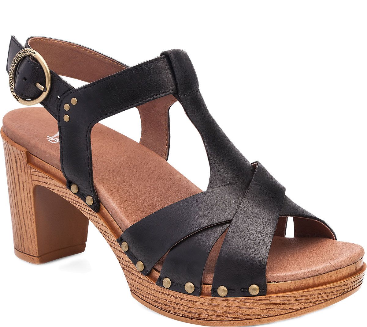 Dansko Leather Platform Sandals - Daniela — QVC.com
