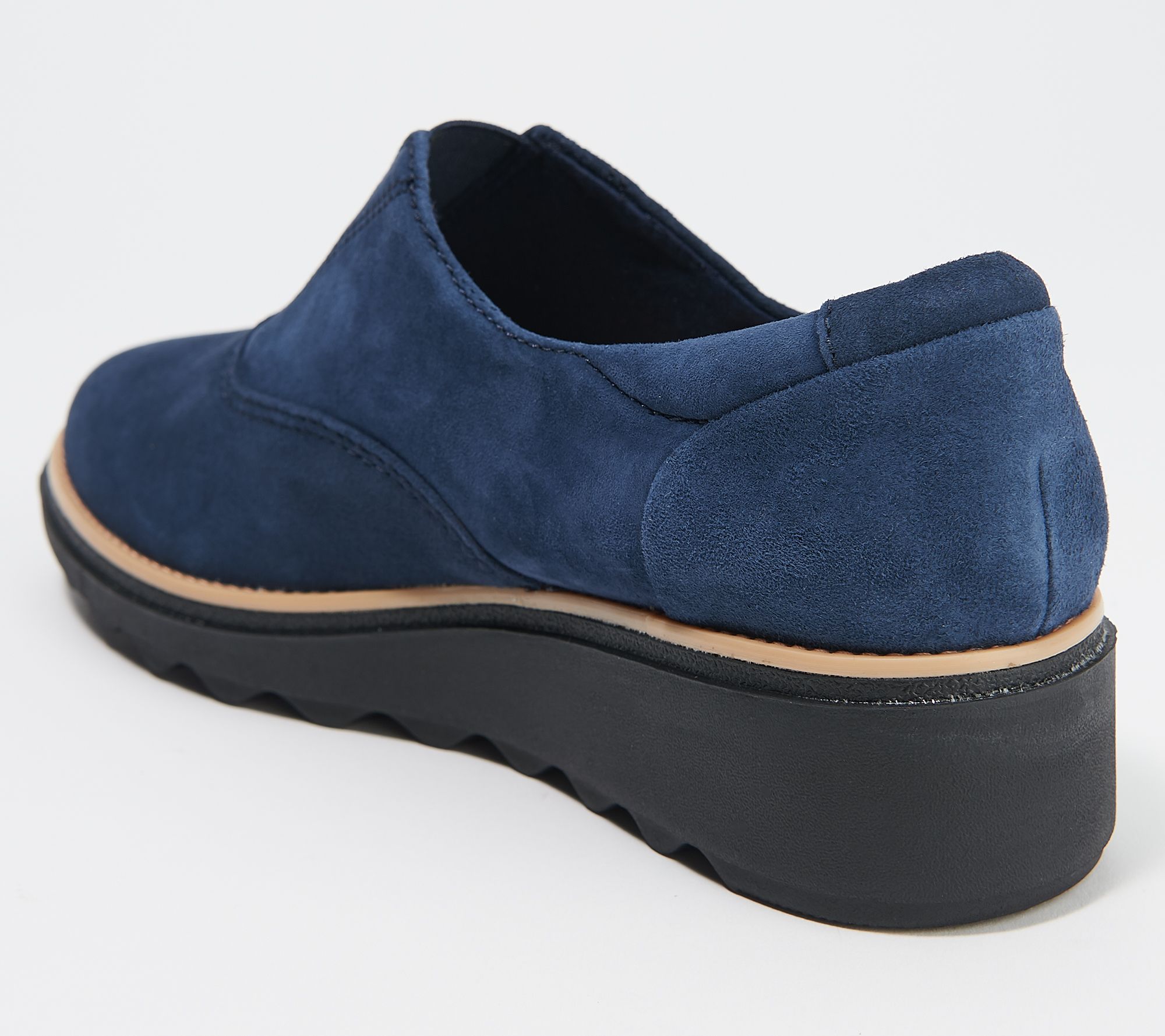 Clarks Collection Suede Slip-On Shoes - Sharon Sail - QVC.com