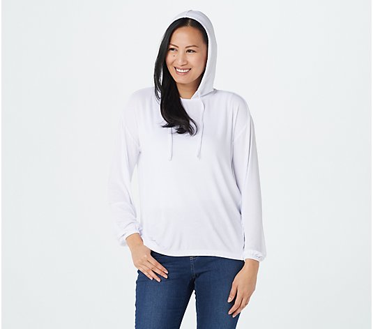Laurie Felt Fuse Modal Ribbed Knit Hoodie