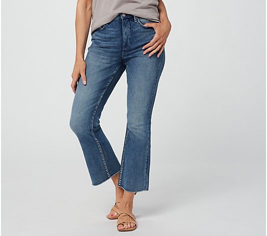 NYDJ Slim Bootcut Jeans with Fray Hem- Monet