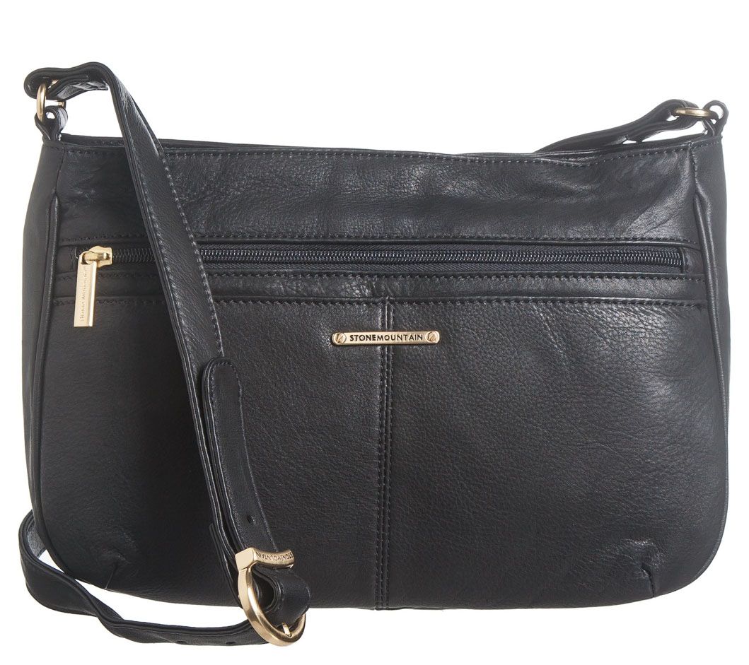Stone Mountain Handbags Company Store  Hampton Classic Gold Leather Hobo  Bag