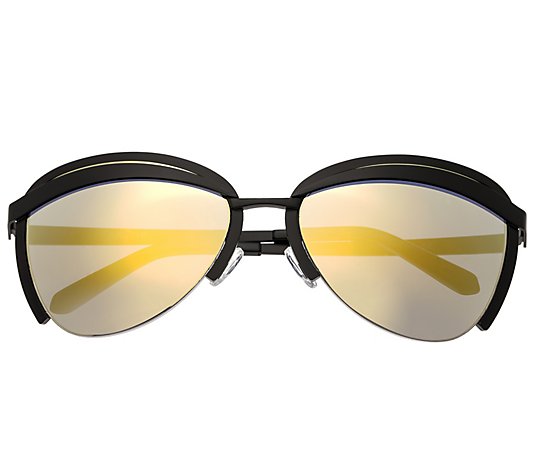 Bertha Aubree Polarized Women's Sunglasses - QVC.com