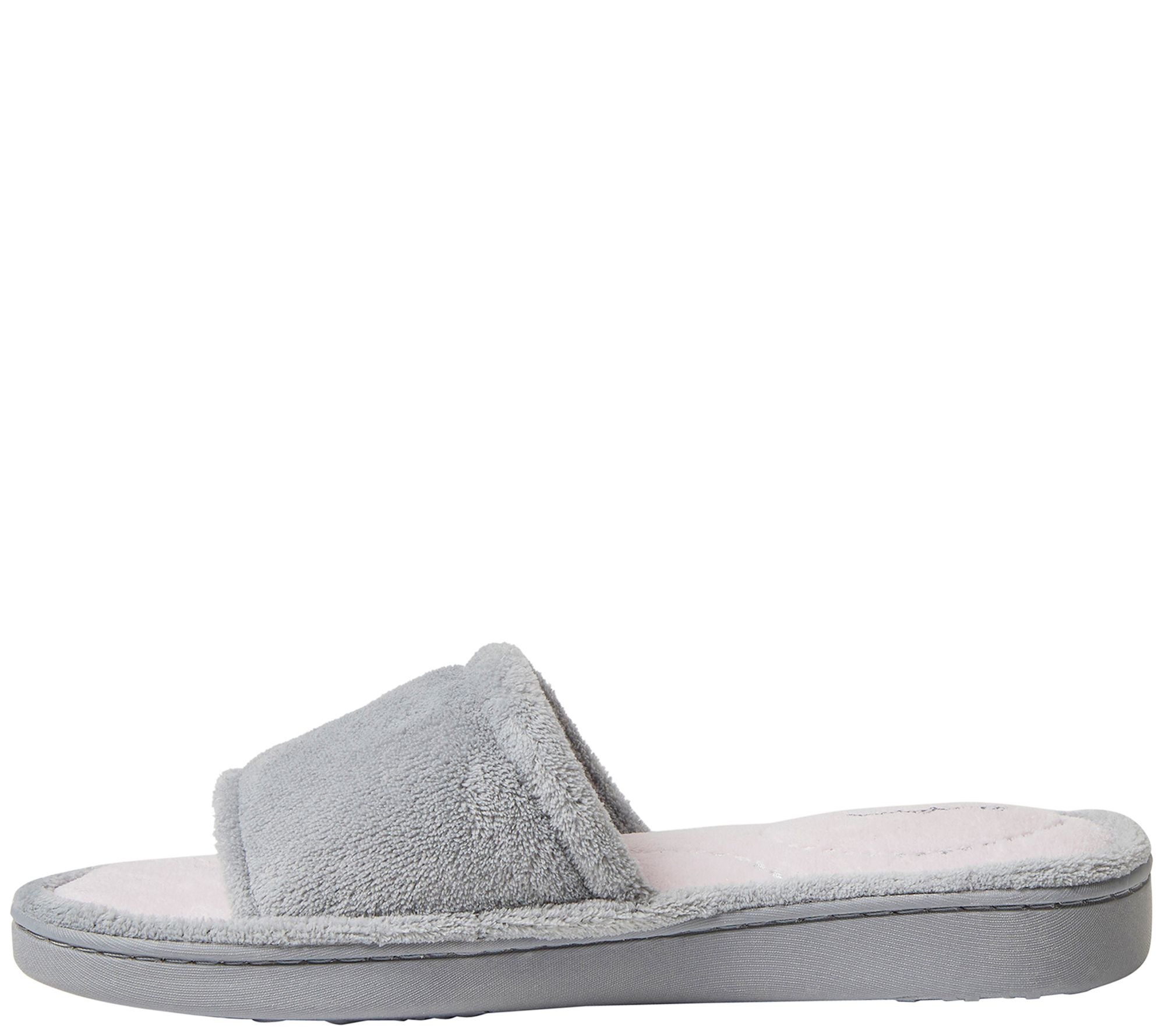 women's alice colorblocked microfiber terry slide slipper