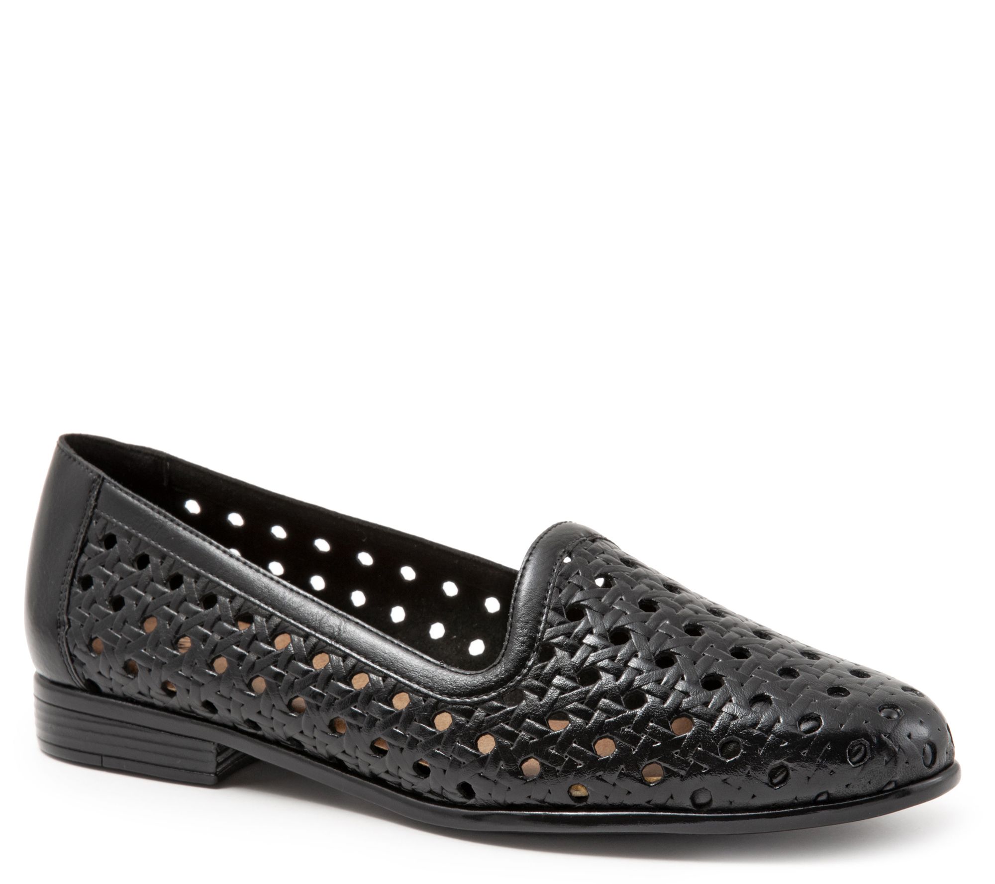 Trotters Classic Slip-on Flats - Liz Open Weave