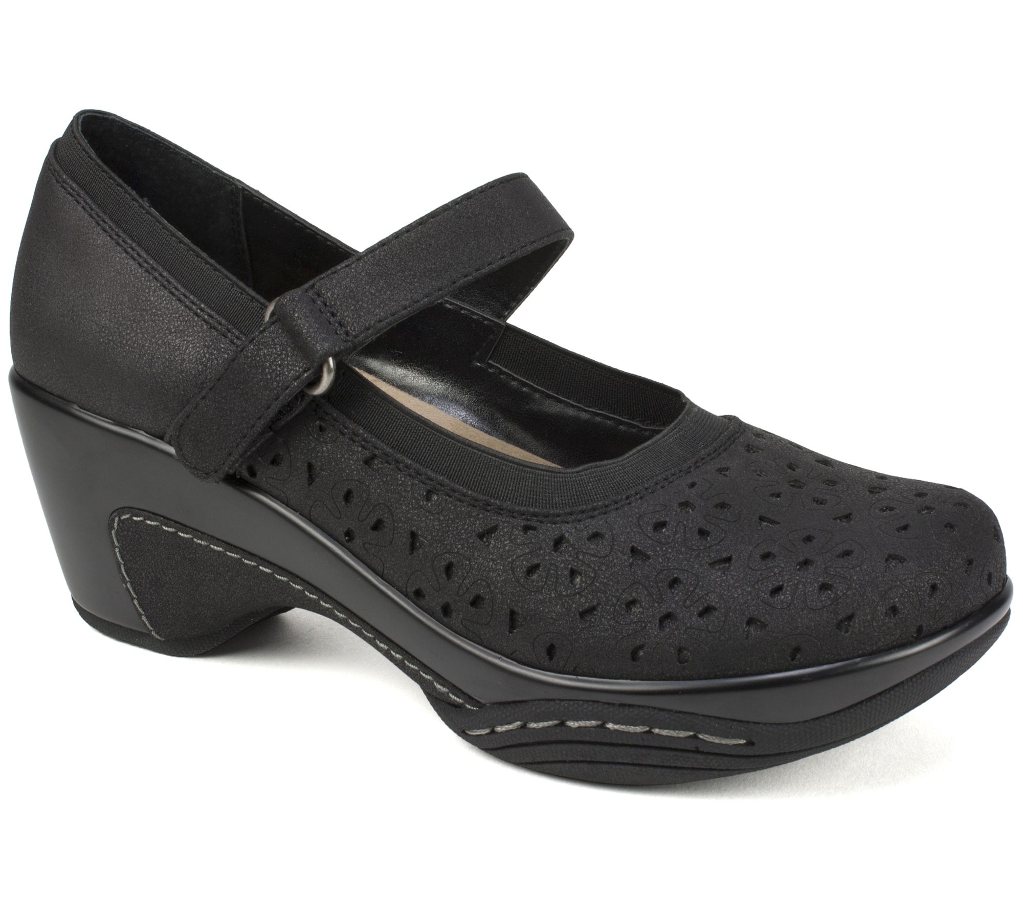 black mary jane clogs