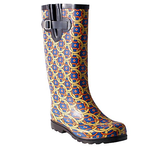 Nomad Retro Chain Pull-On Rain Boots - Puddles