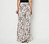 "As Is" All Worthy Hunter McGrady Printed Pull-On Wide Leg Pants, 1 of 3