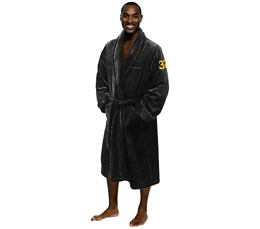 NFL Men's Bathrobe with Team Name and Number