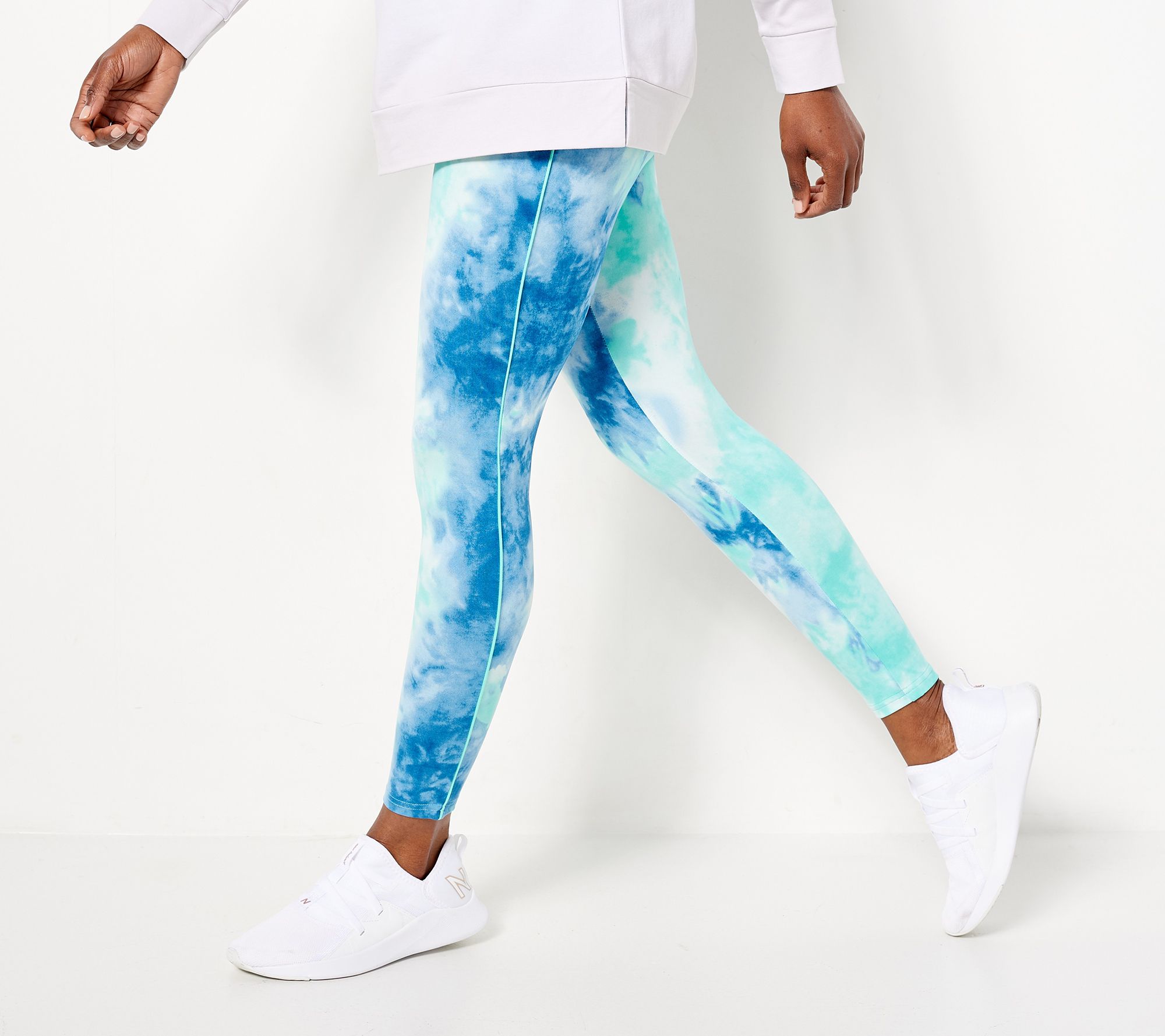 Fartey Capri Pants for Women Plus Size High Waisted Yoga Capris Casual Fashion Tie Dye Print 3/4 Pants Slim Fitted Elastic Waist Cropped Pants for