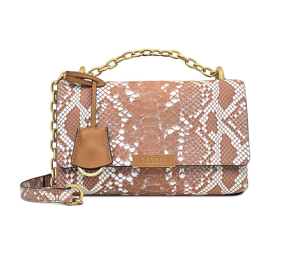 RADLEY London Mill Bay - Faux Snake - Medium Flapover Crossbod