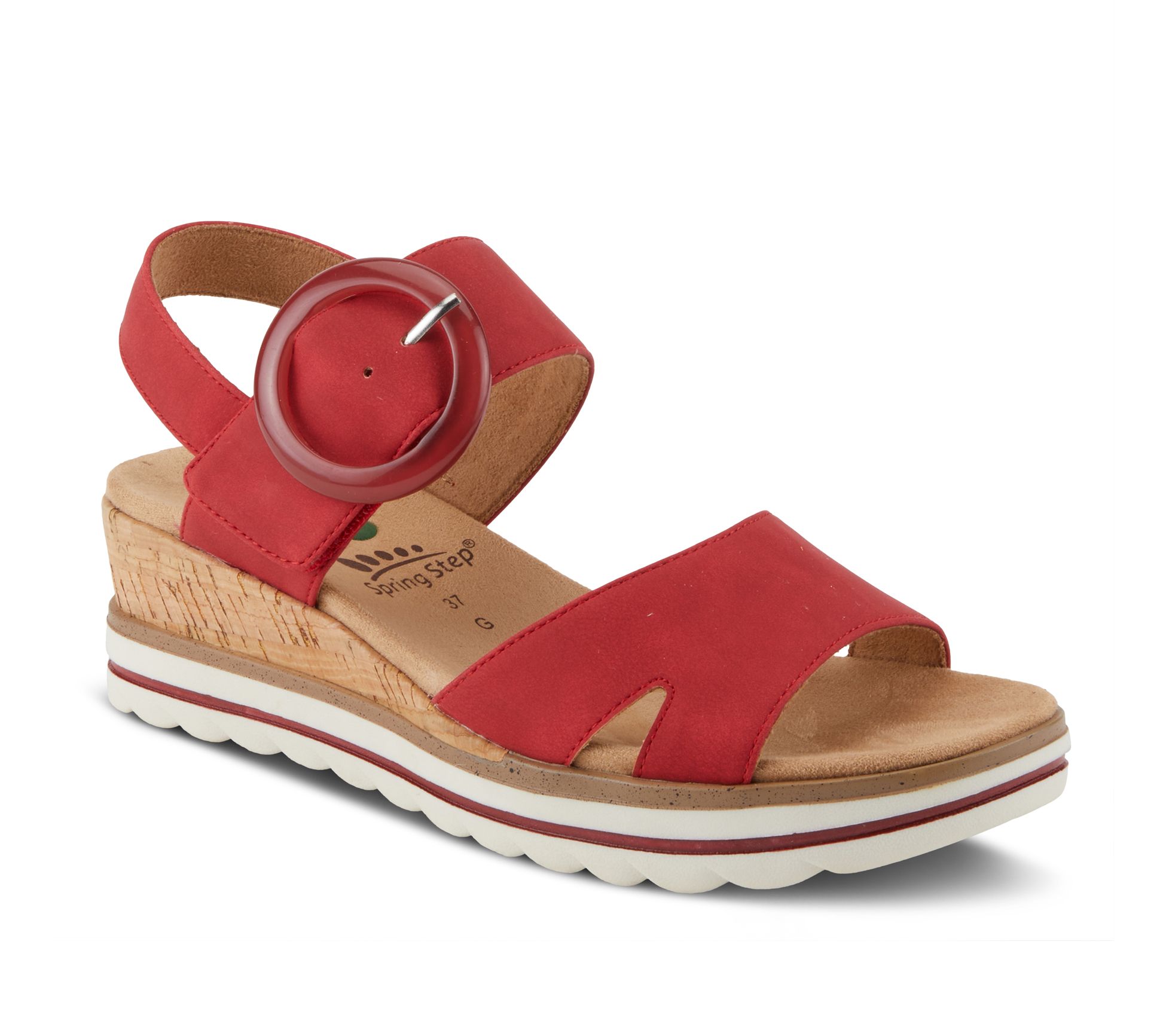 Spring Step Wedge Sandals - Loriya