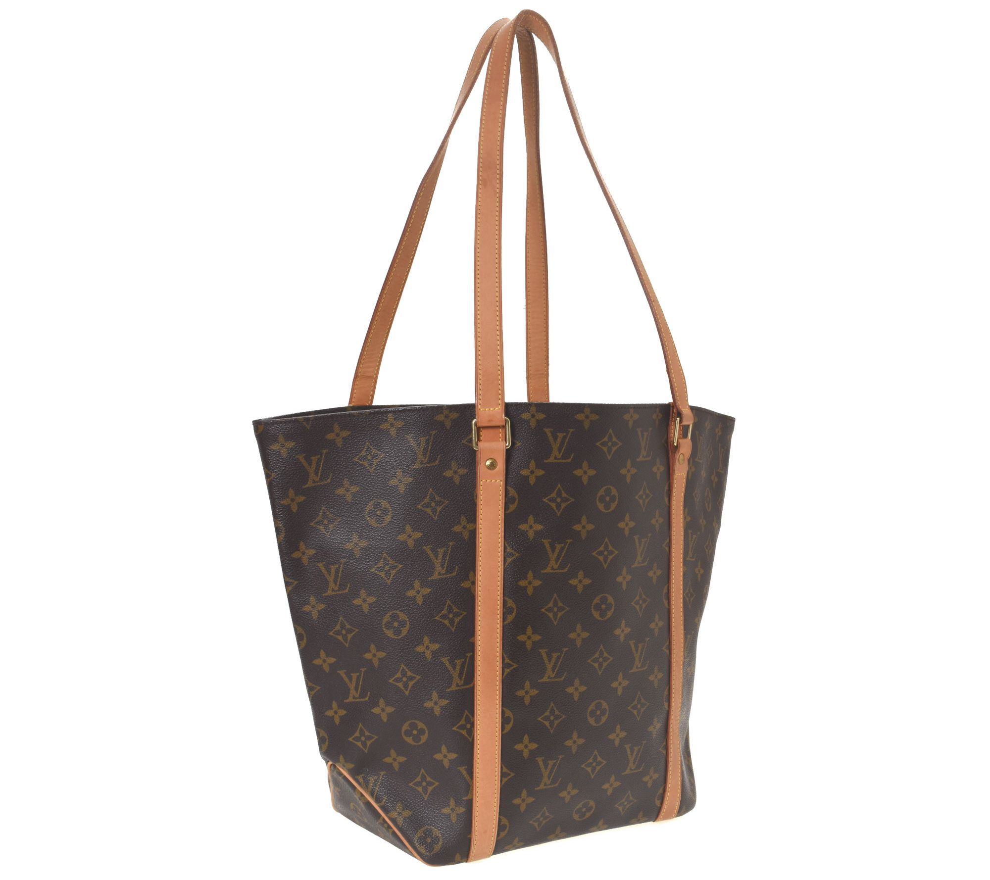 Pre-owned Louis Vuitton Fabric Tote Bag In Brown
