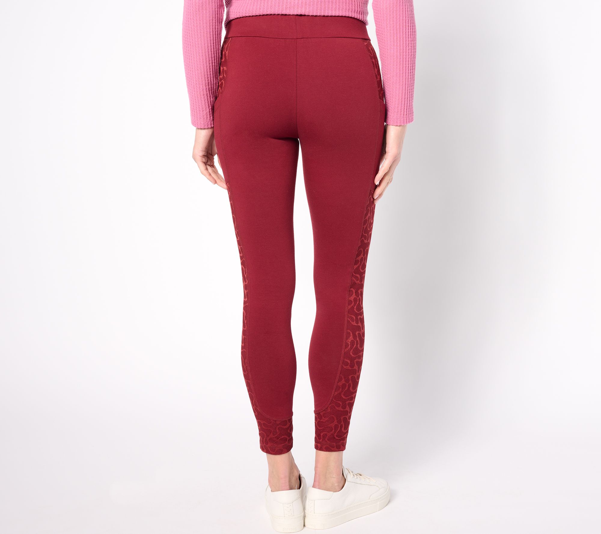 Juniors' Eye Candy Lace-Up High-Waisted Leggings