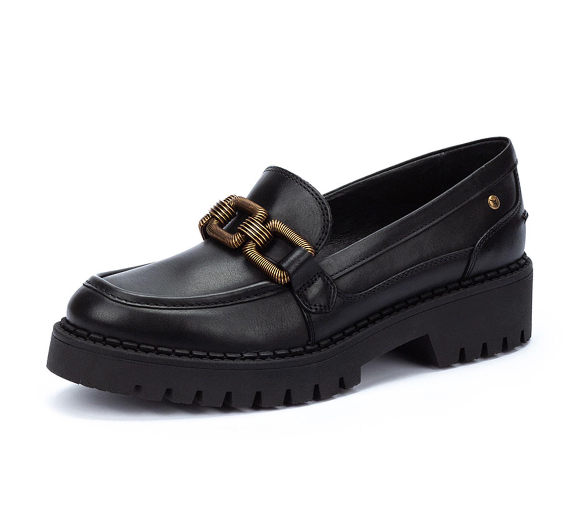 Marc Fisher LTD Leather Platform Loafers - Trisca - QVC.com