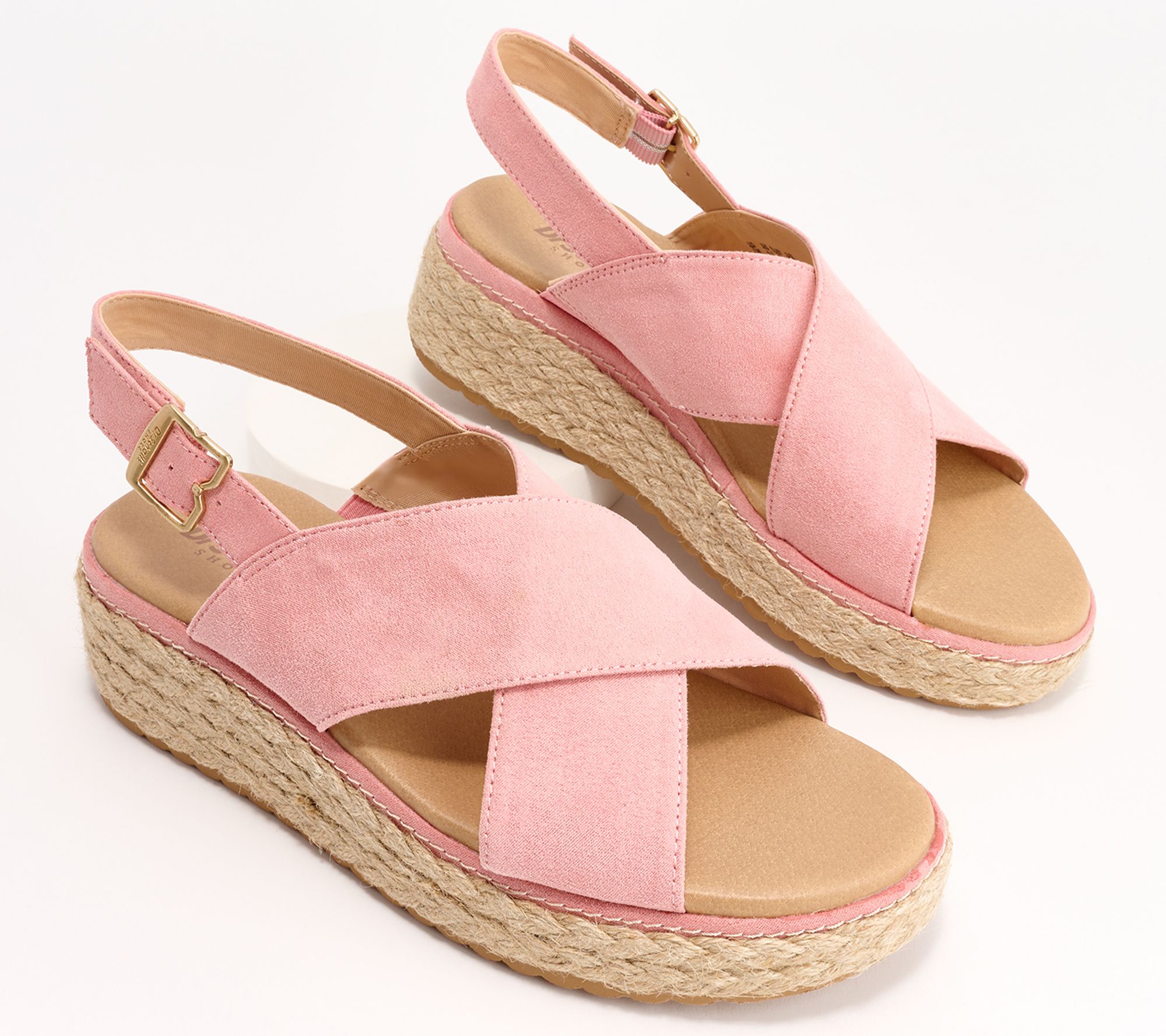 Dr. Scholl's Raffia Wrapped Wedges-Ember