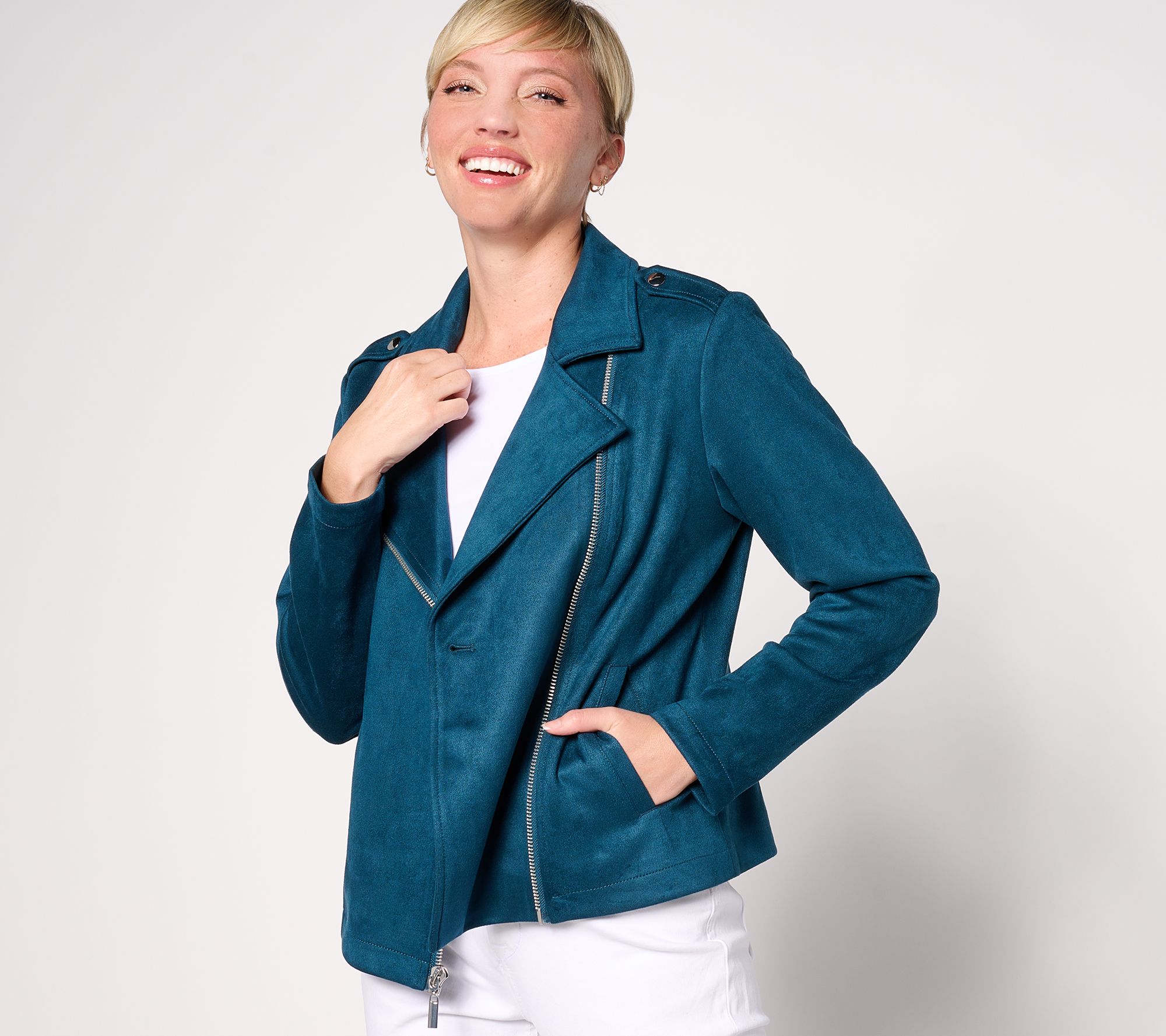 Plus 3X 26W 28W Spring Summer Coats Jackets QVC