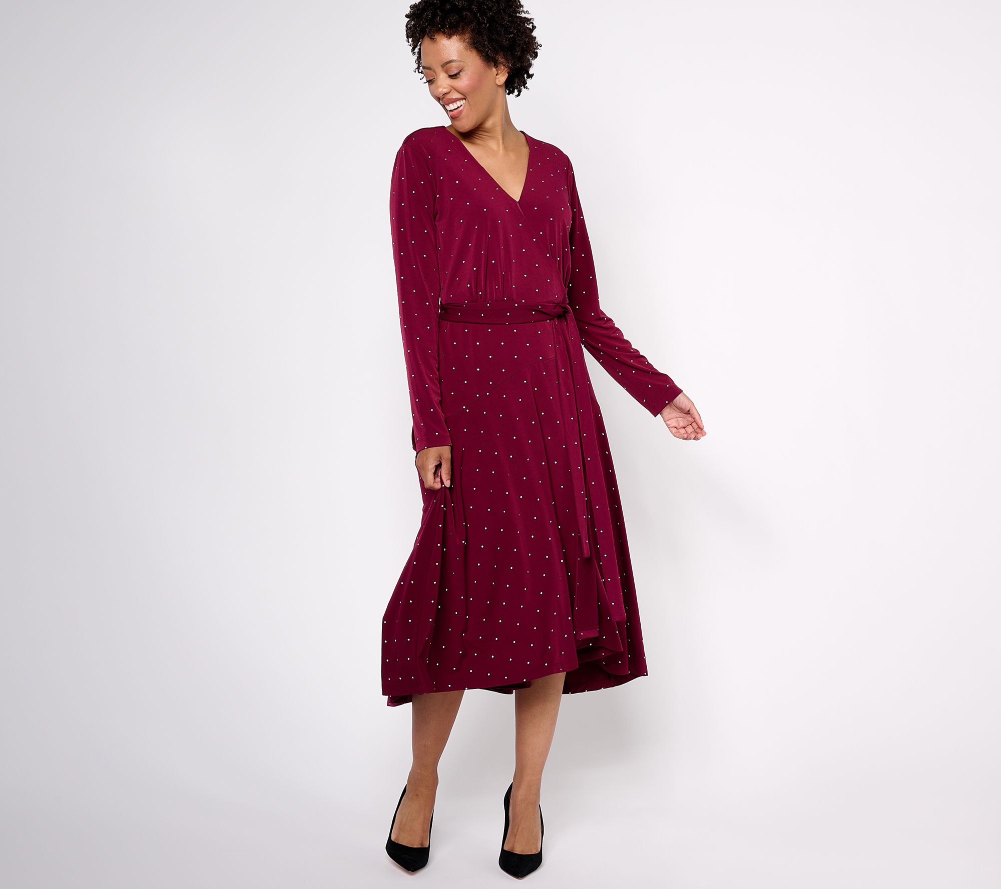 Qvc wrap dresses best sale