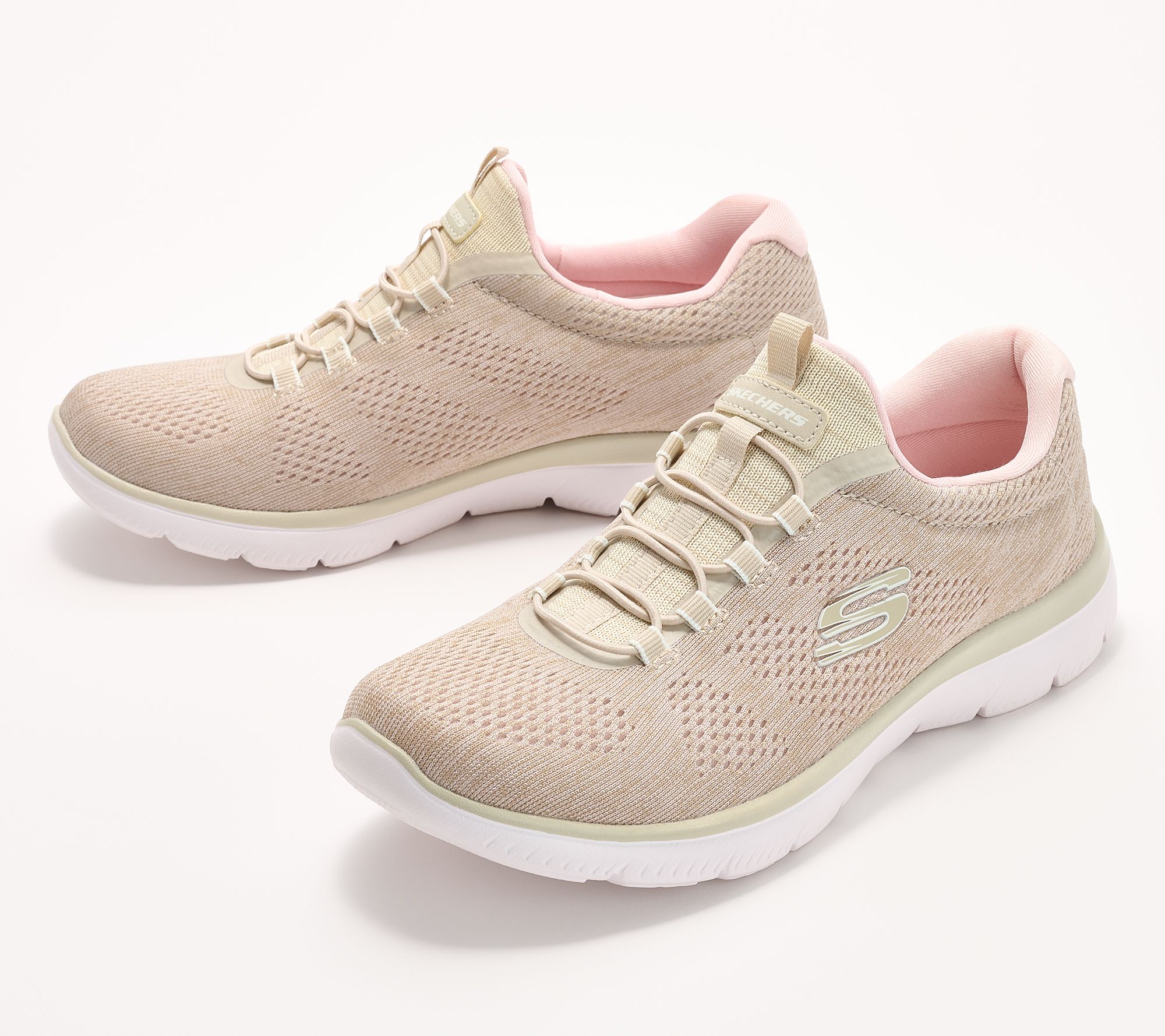 "As Is" Skechers Summit Vegan Washable Heathered Bungee Sneakers