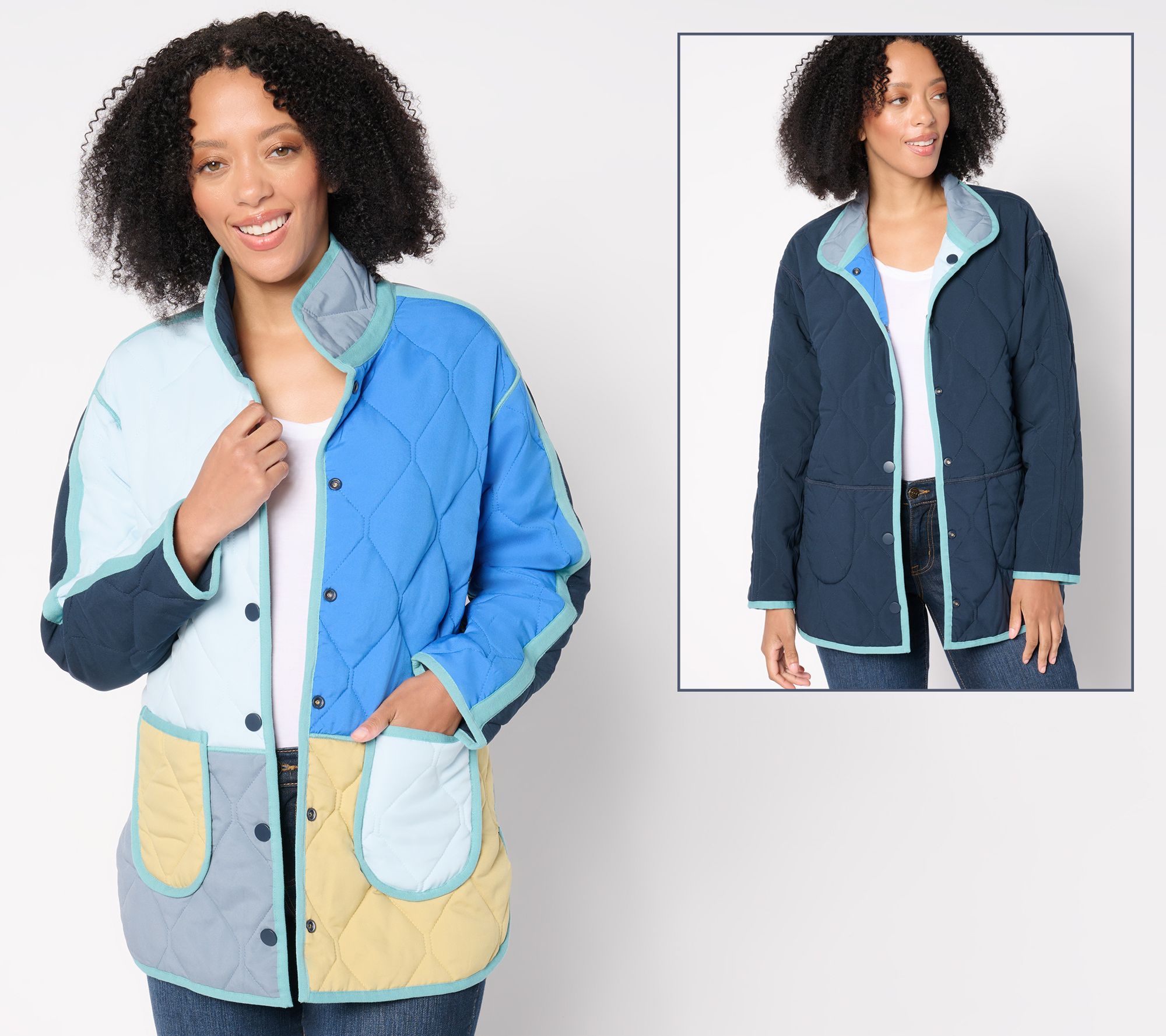NIC+ZOE Mixed Up Reversible Coat