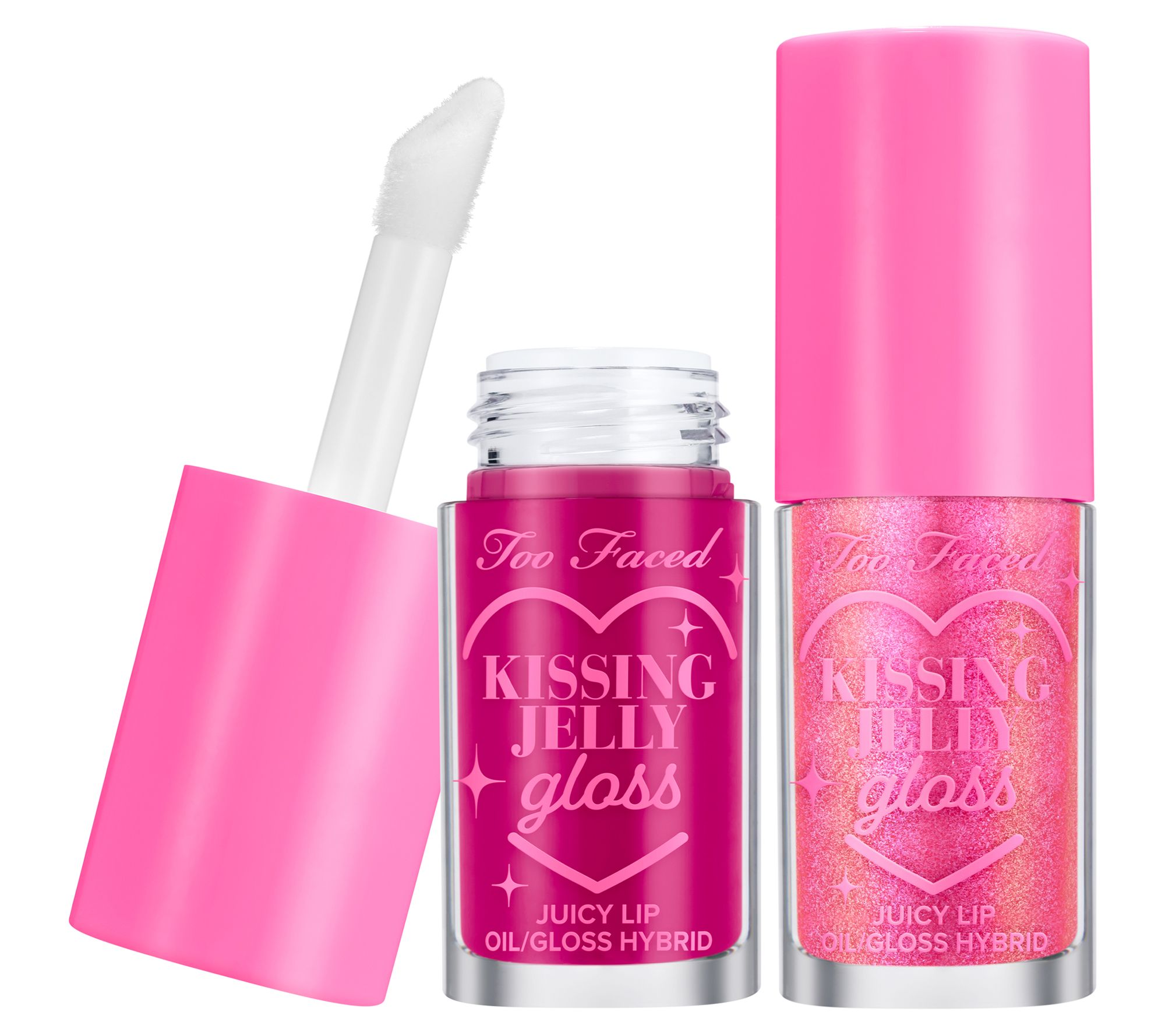 Too Faced Kissing Jelly Lip Oil Gloss Set