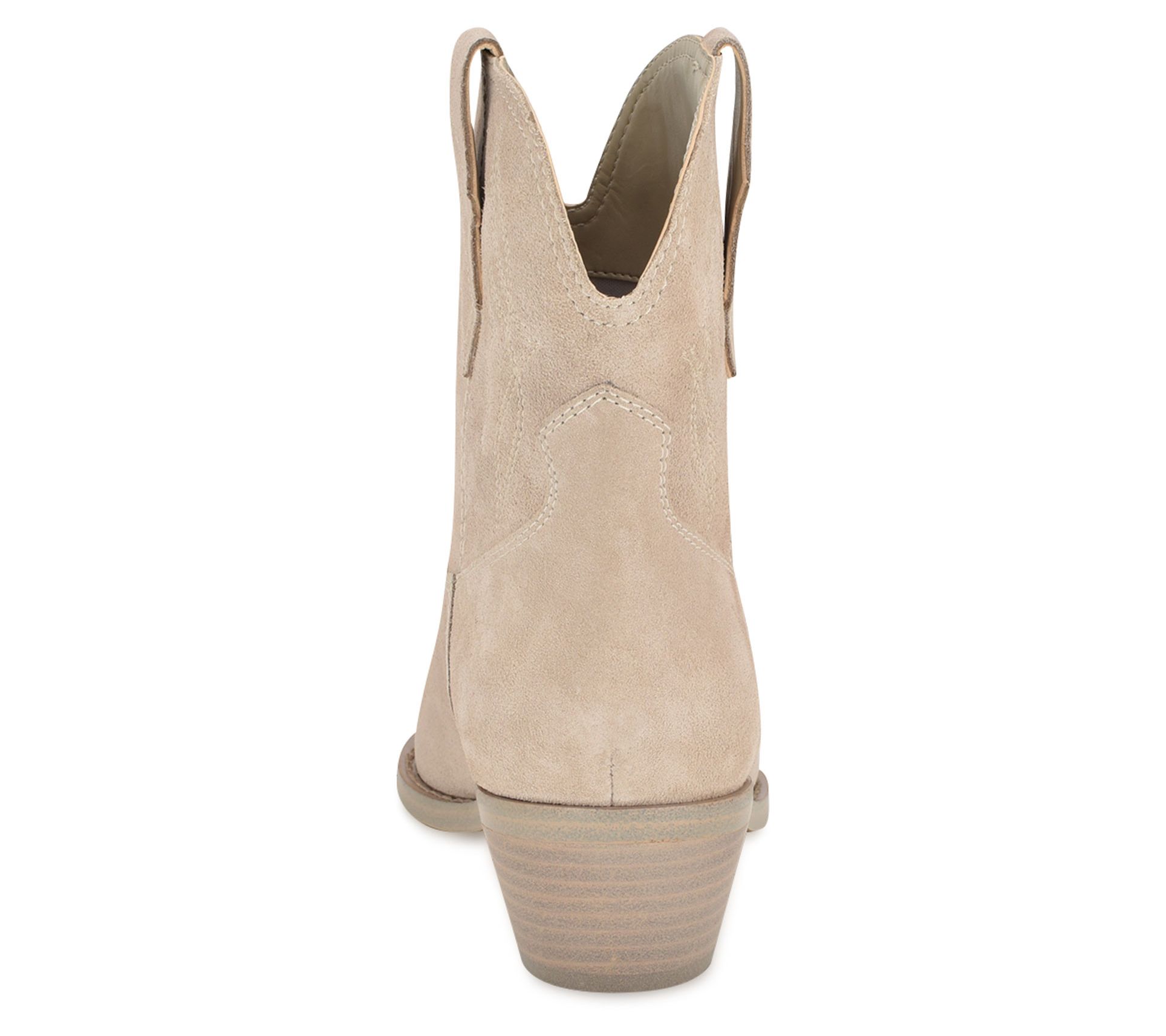 Nine West Pointy Toe Casual Western Booties - Texen - QVC.com