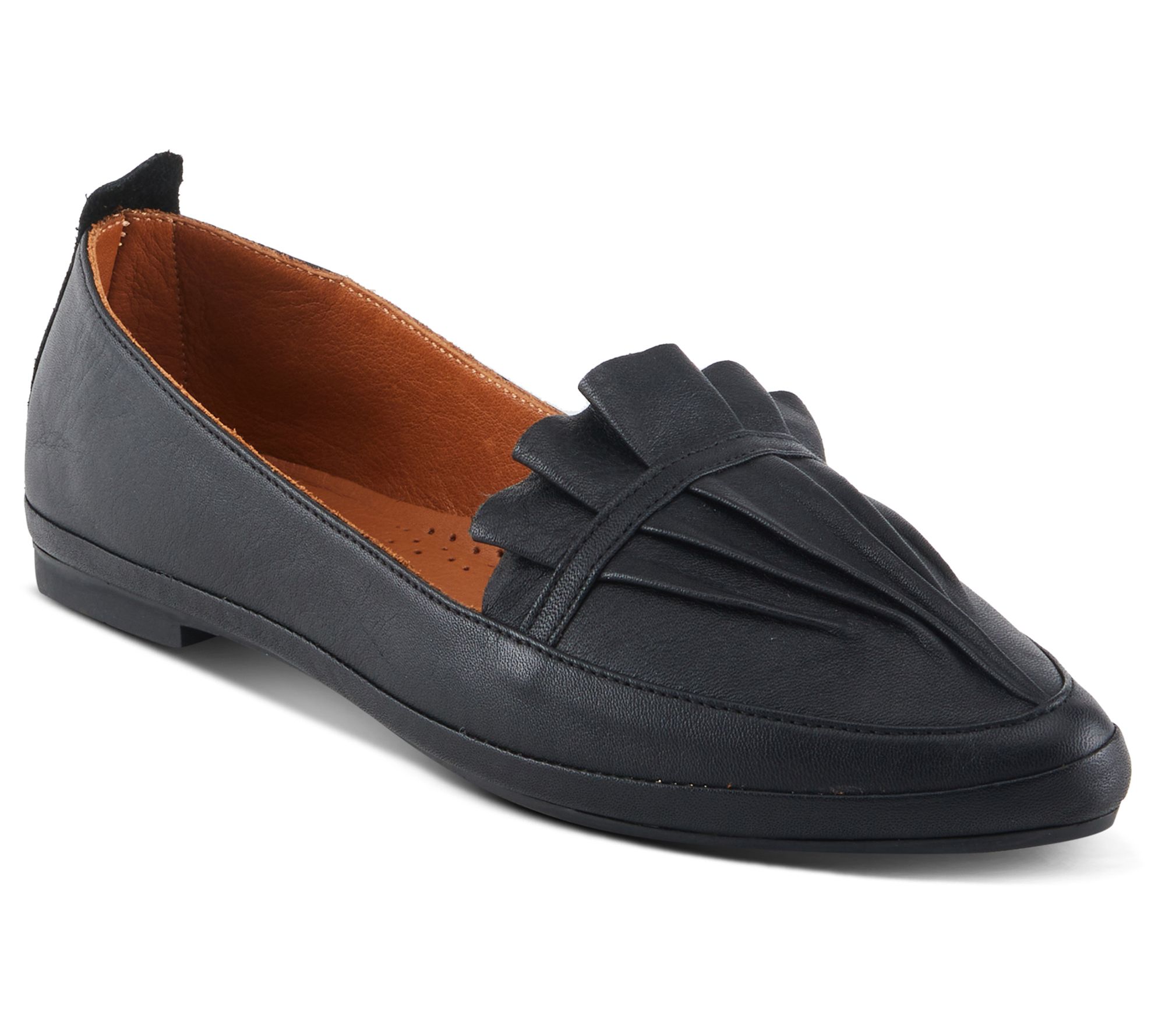 Spring Step Leather Ballet Flats- Established