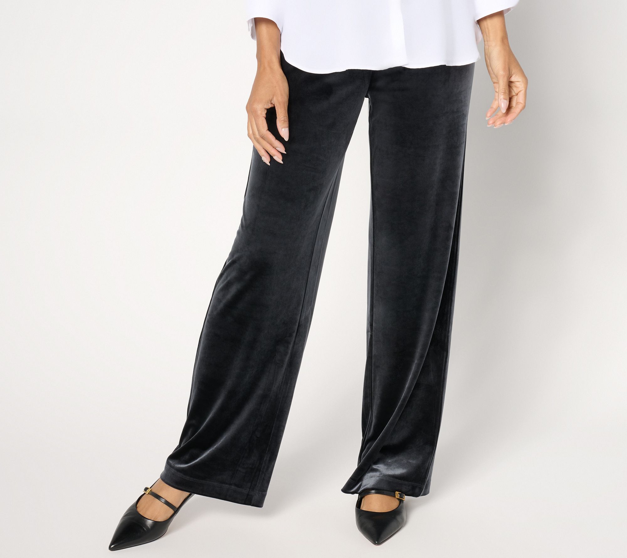 Me by Jennie Garth Petite Piper Velvet Trouser