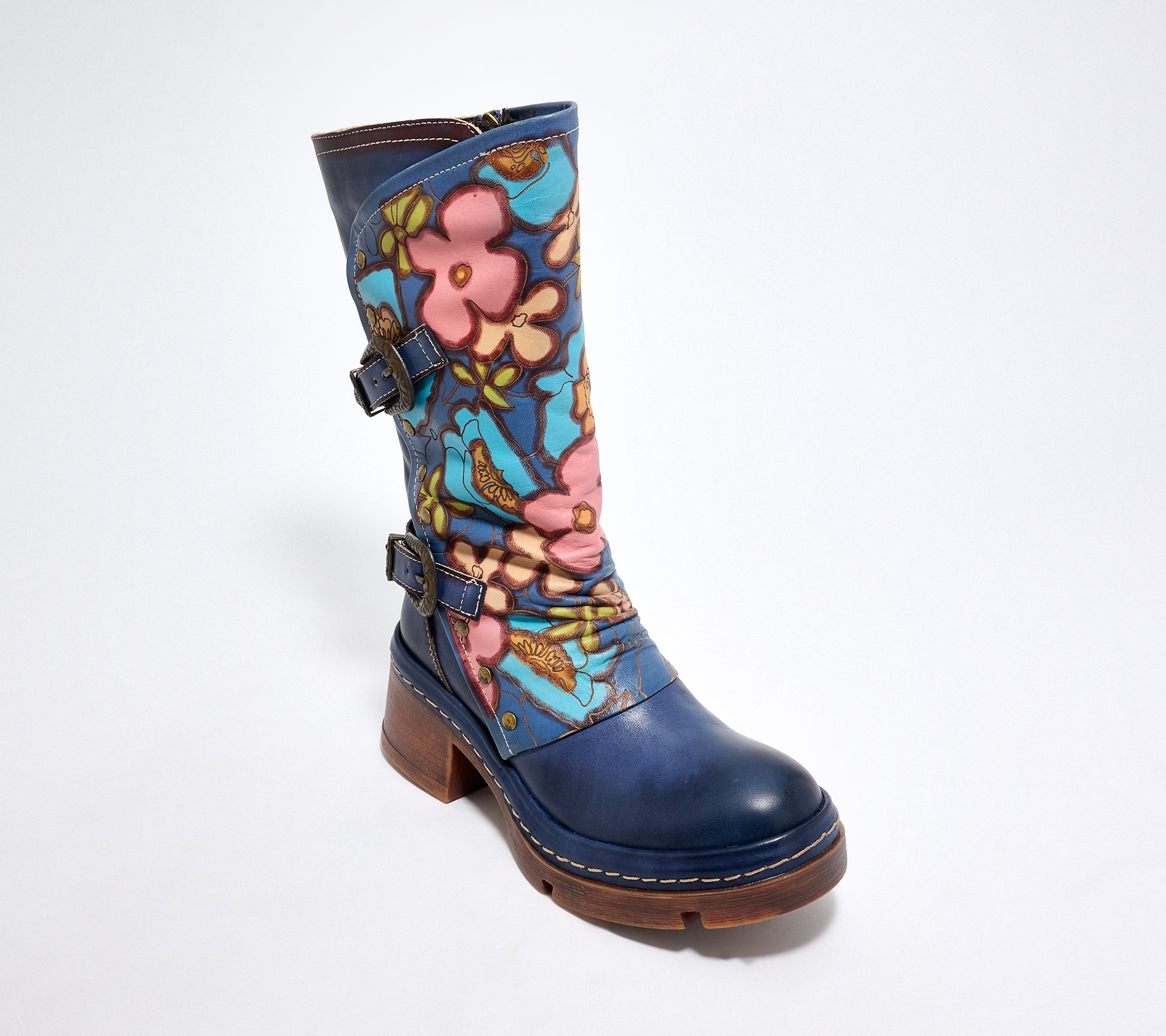 L'Artiste by Spring Step Leather Mid Boots - Coolvibes