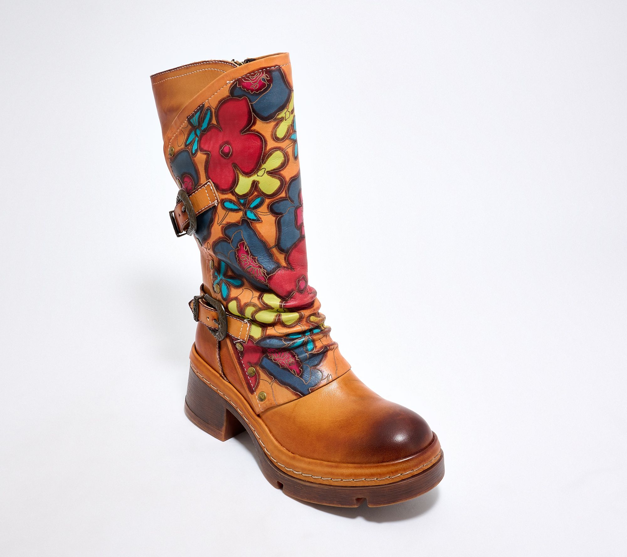 L'Artiste by Spring Step Leather Mid Boots - Coolvibes
