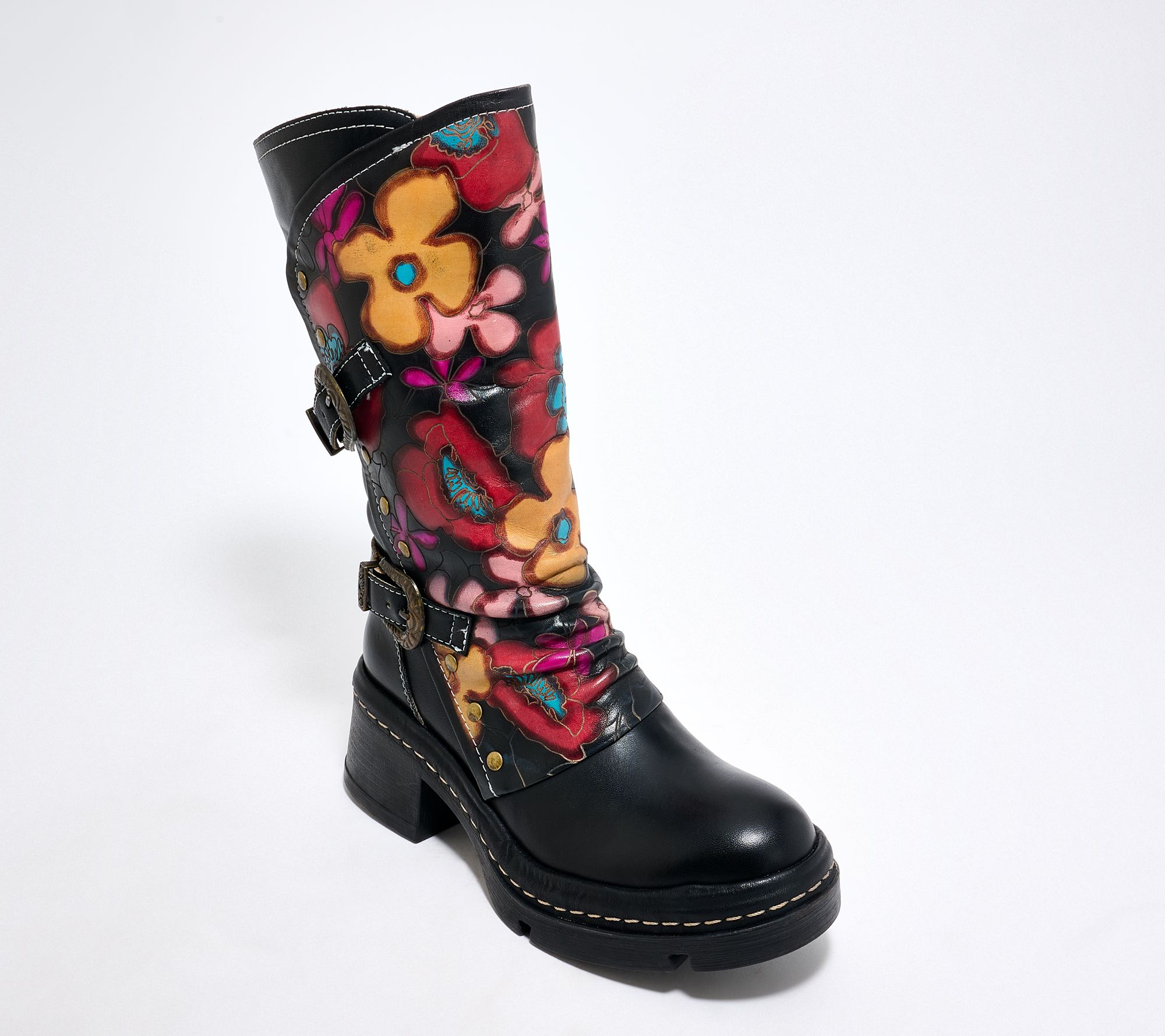 L'Artiste by Spring Step Leather Mid Boots - Coolvibes
