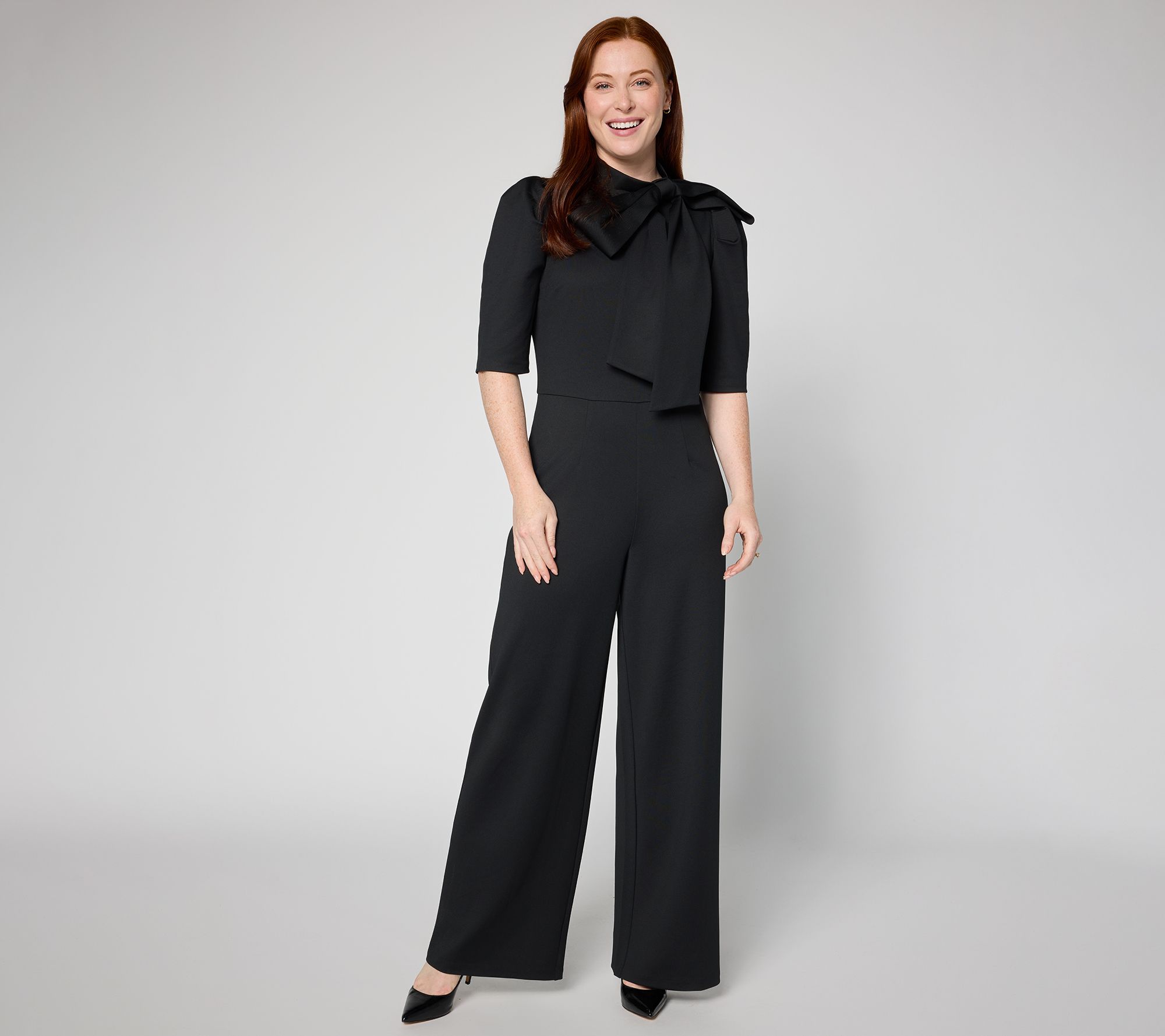 Studio Park x Sandra Bennett Regular Bow Detail Jumpsuit