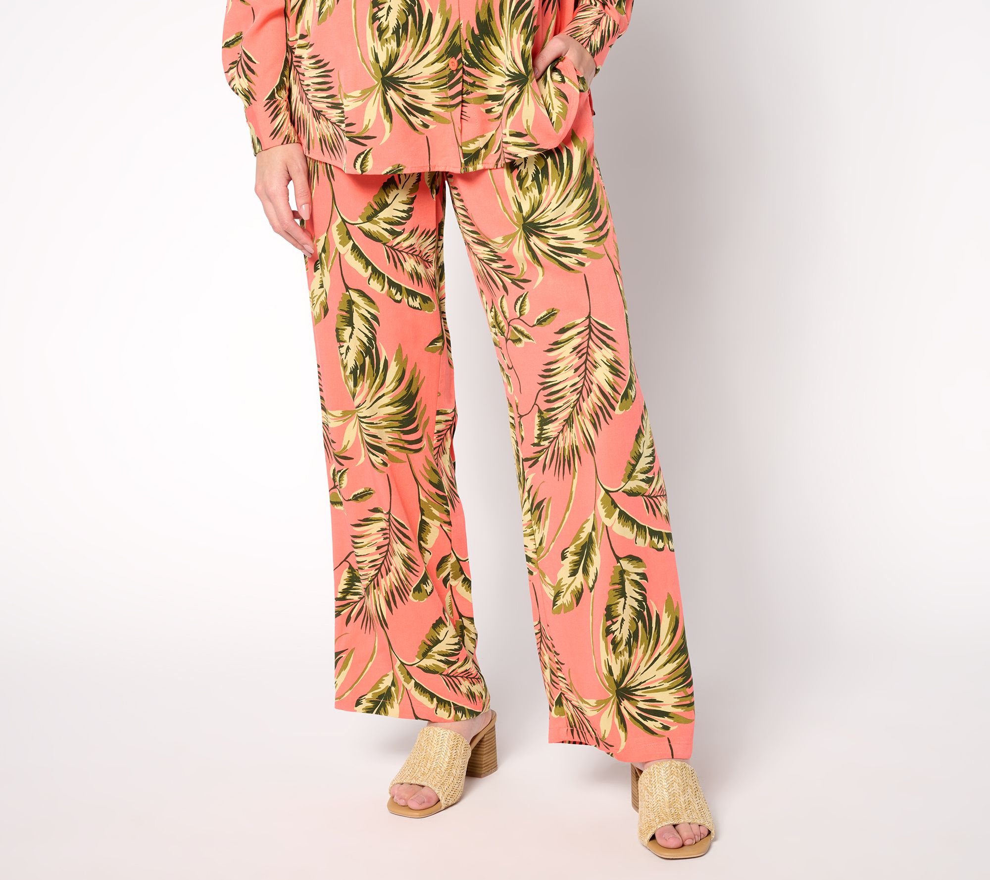 "As Is" Brandis Dress Out Loud Regular Duet Dressing Print or Solid Pants