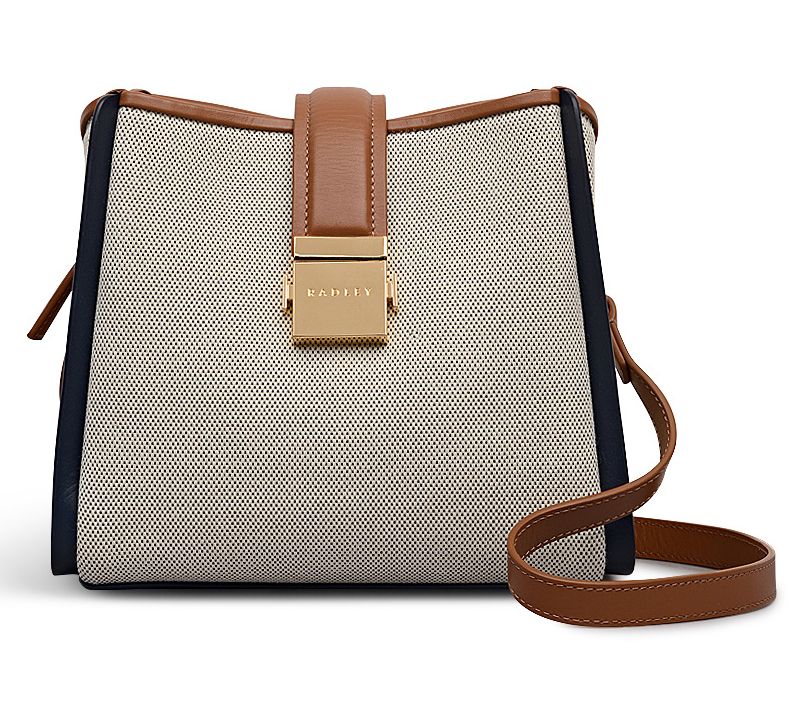 RADLEY London Sloane Mews Canvas & Leather Small Zip Crossbody