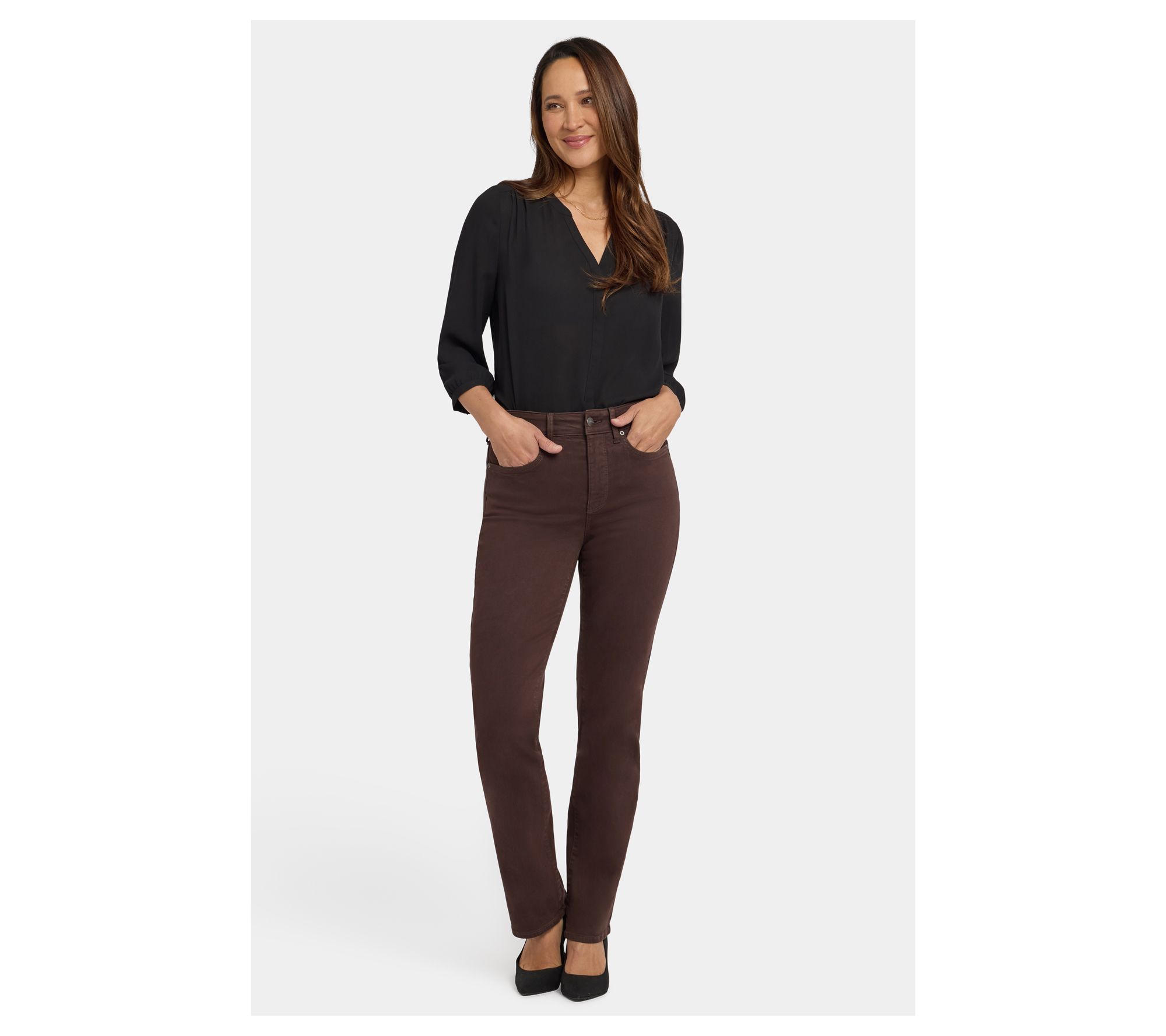 NYDJ High Rise Marilyn Straight Jeans Color
