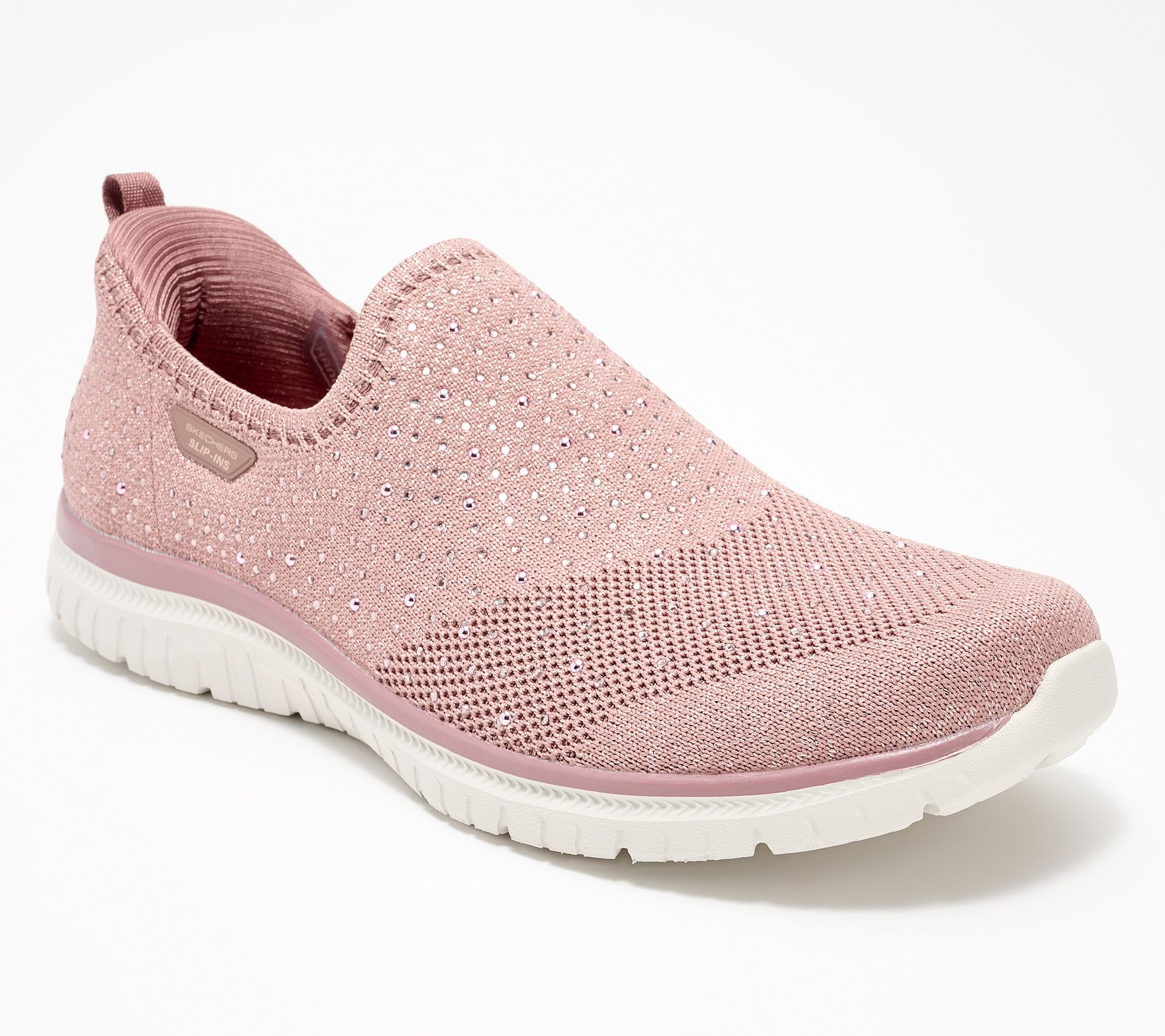  "As Is" Martha Stewart x Skechers Slip-ins Virtue Rhinestone Shoe