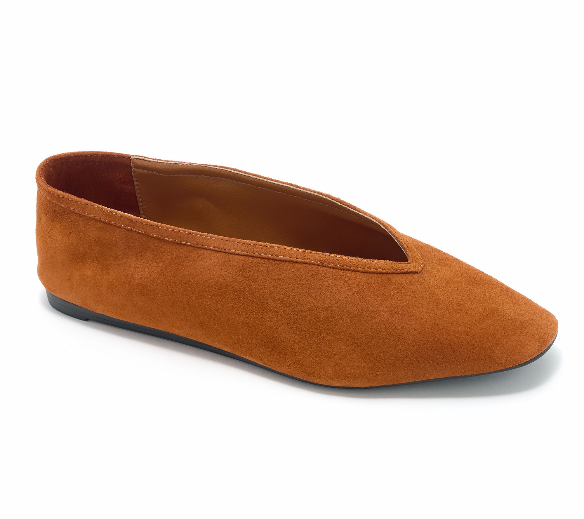 Schutz Leather Or Suede Flats - Courtney
