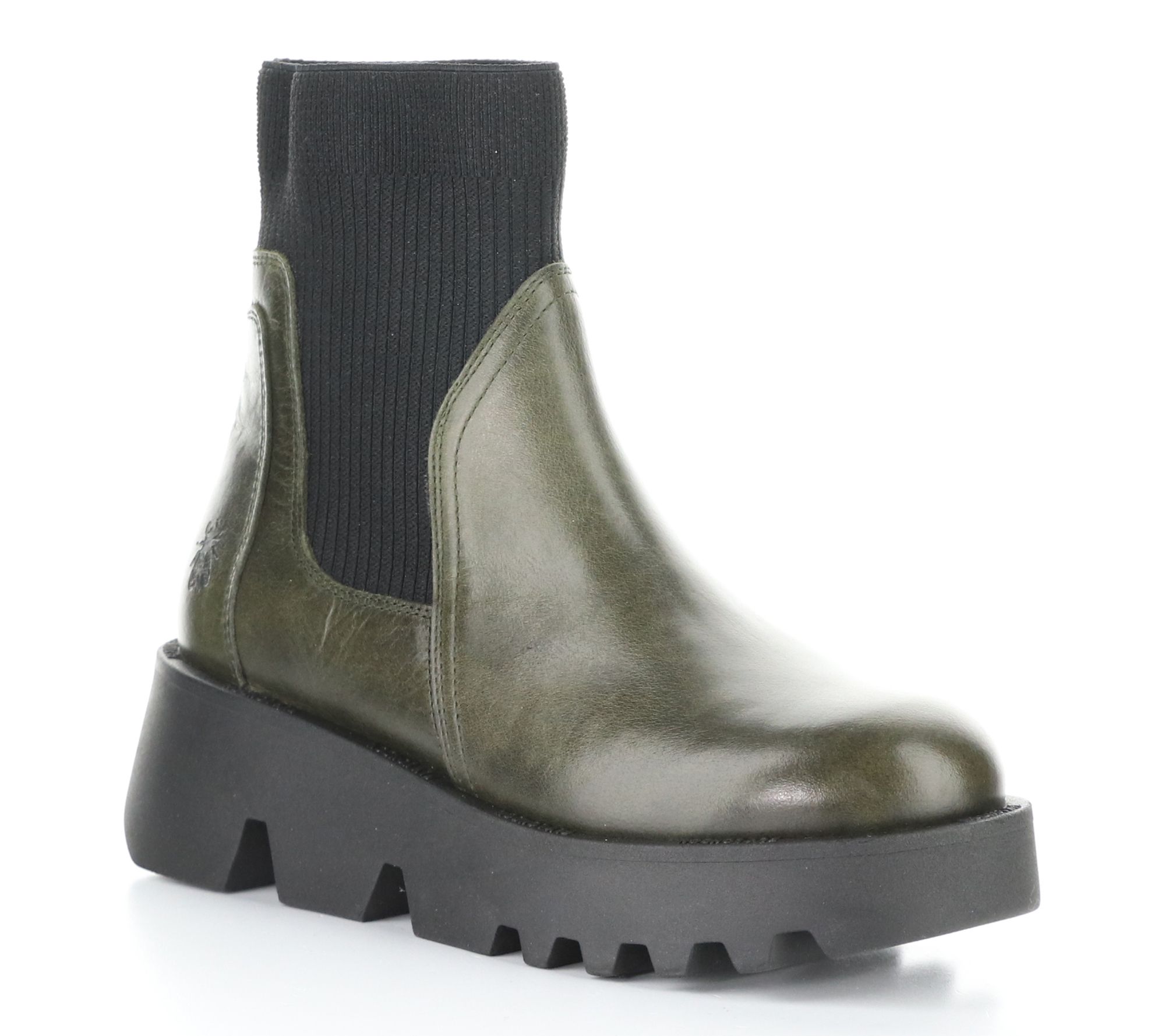 Fly London Rug Pull-On Platform Leather Boot