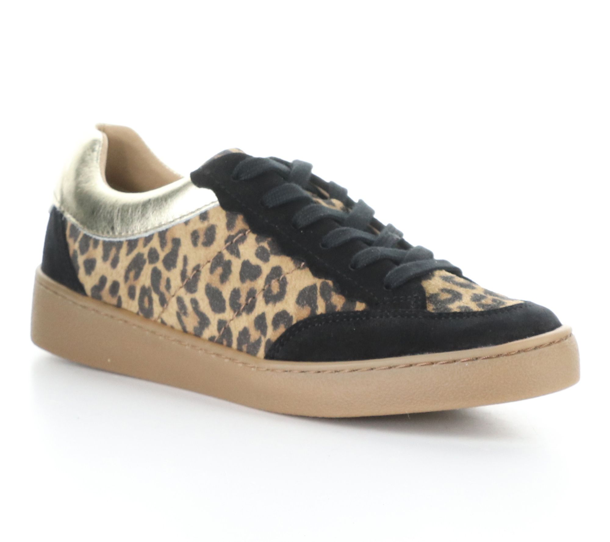 Bos. & Co. Suede/Leopard Maple/Laminados Sneaker - Miss