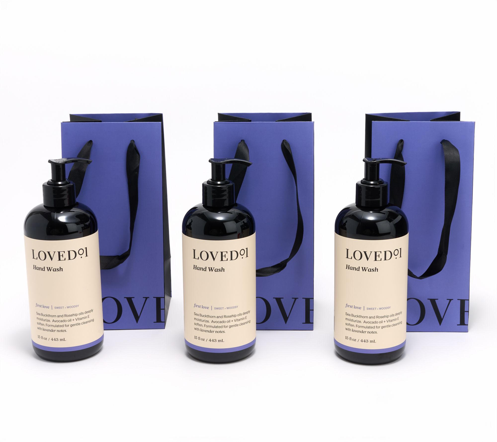 Loved01 Hand Wash Trio Gift Set