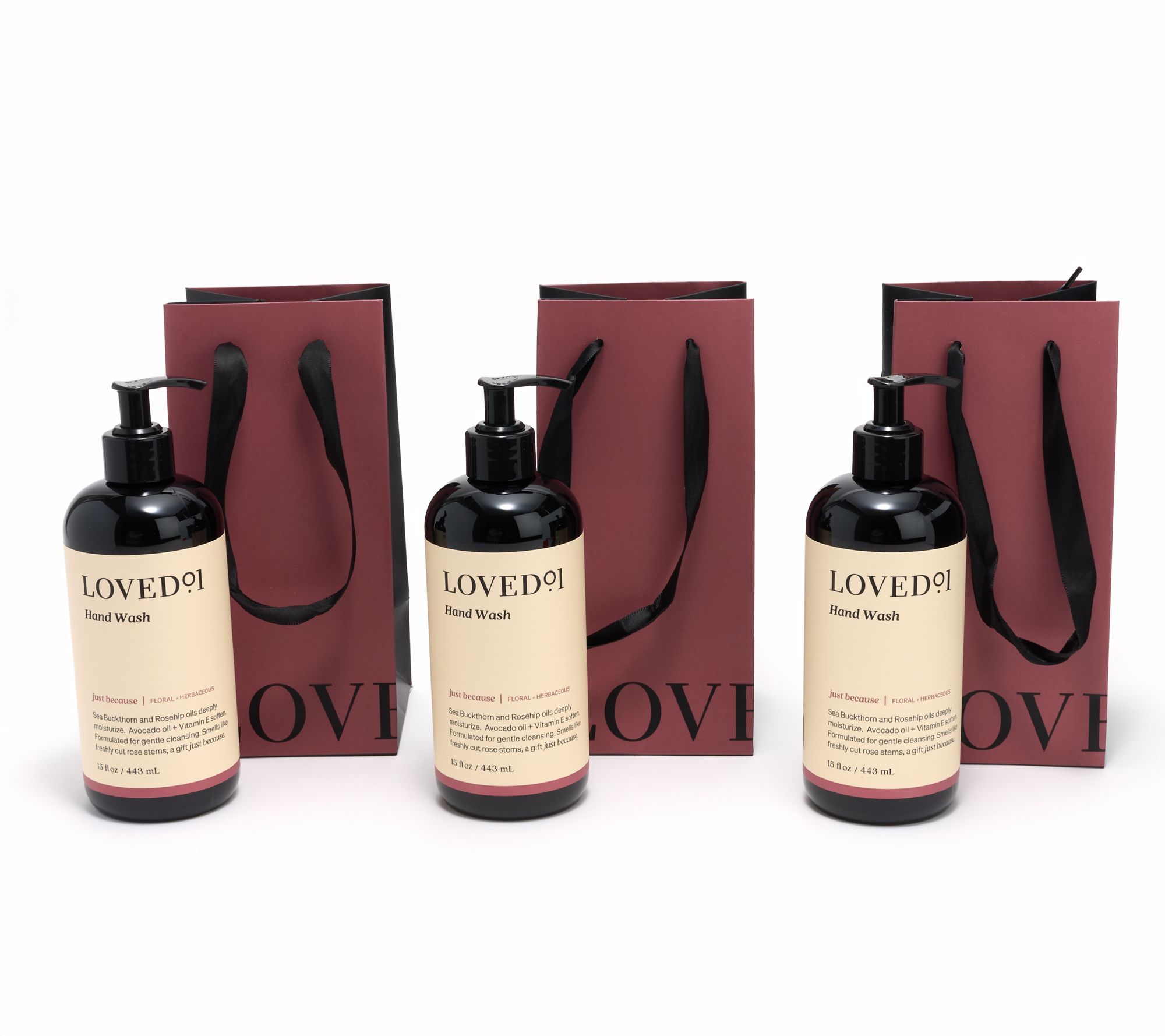 Loved01 Hand Wash Trio Gift Set
