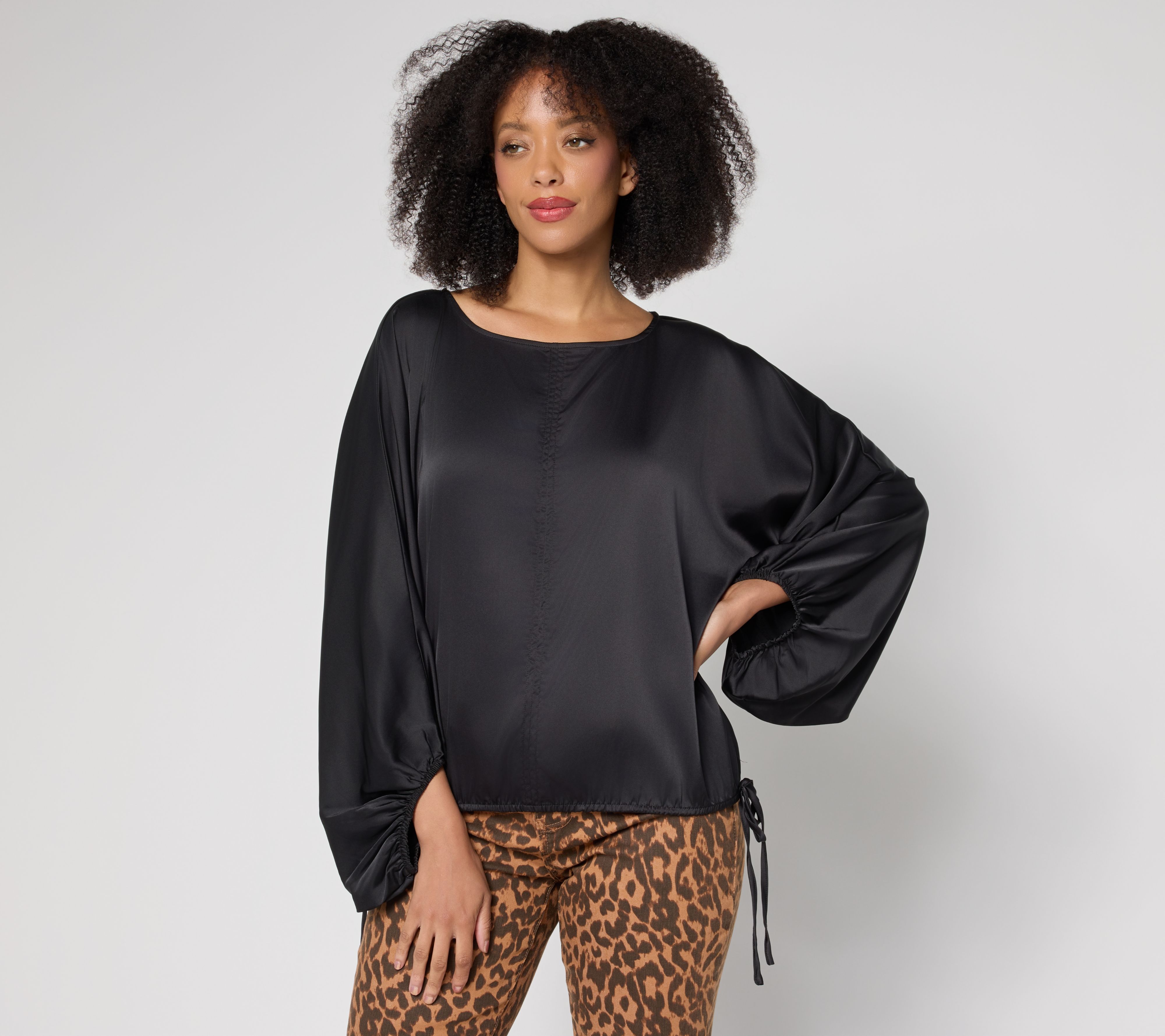 "As Is" RM Studio x Rebecca Minkoff Lantern Sleeve Blouse
