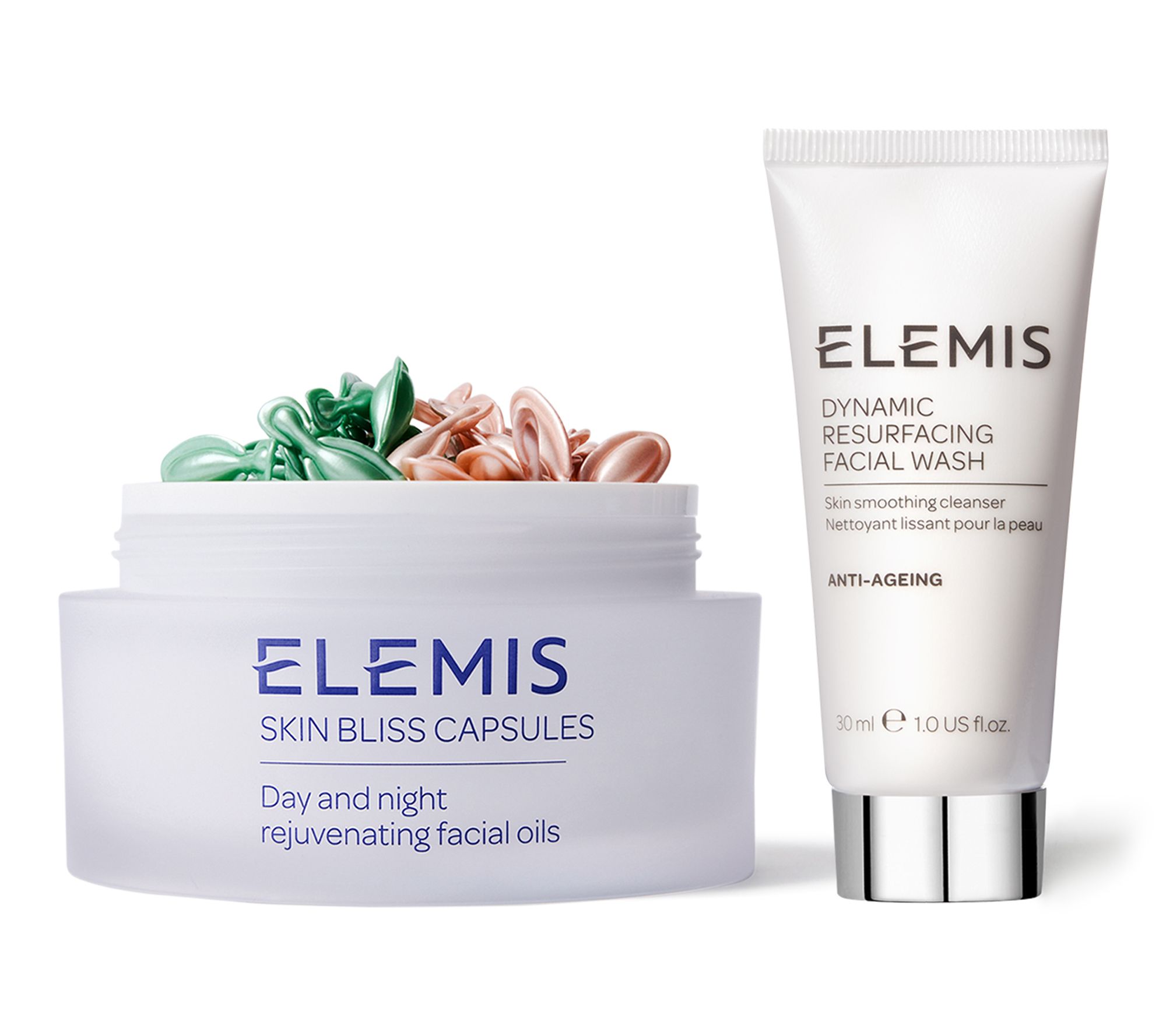 ELEMIS RADIANCE RESOLUTIONS:Skin Bliss Caps & Resurfacing Wash