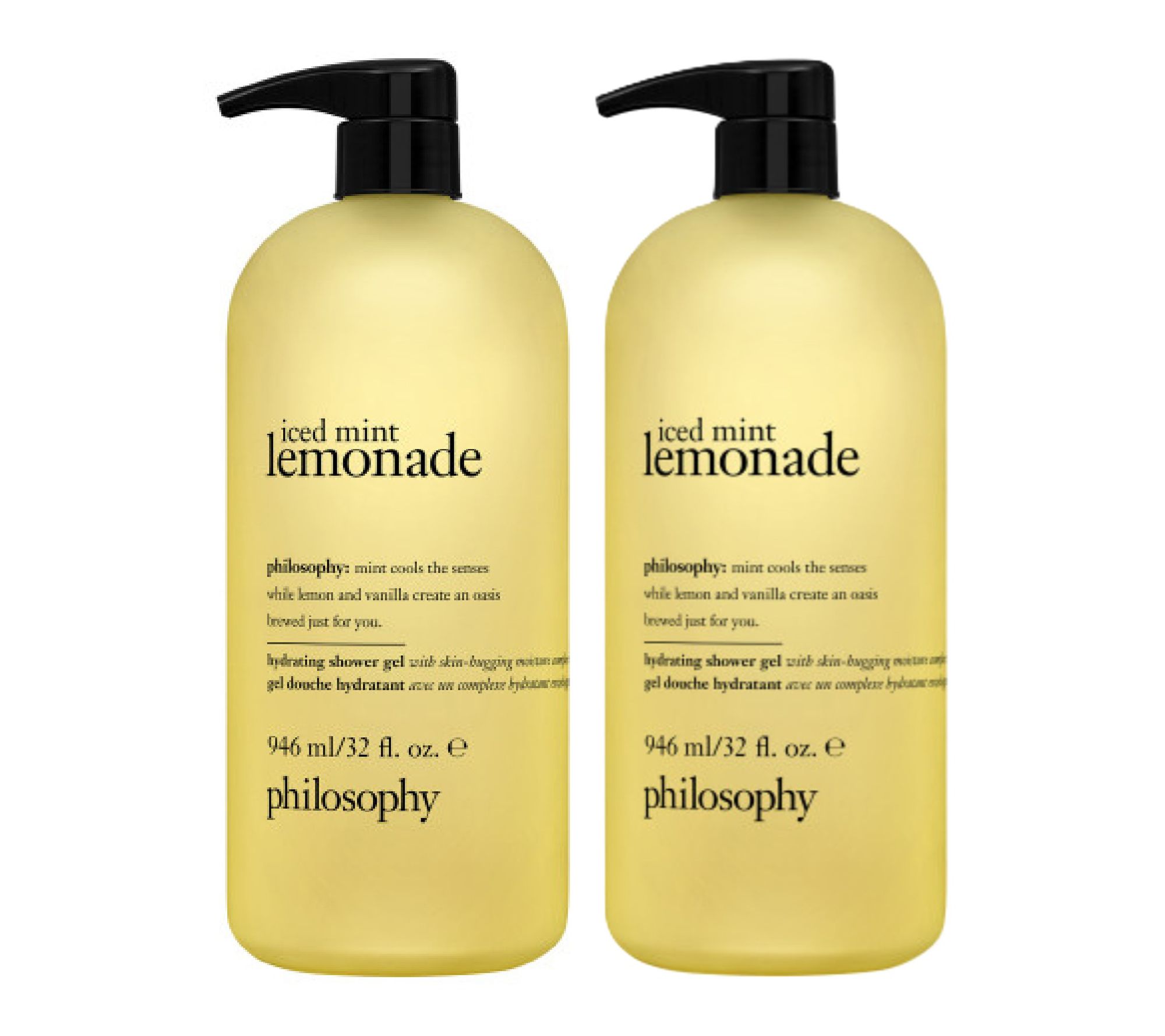 philosophy 32oz supersize refresh & hydrate shower gel duo
