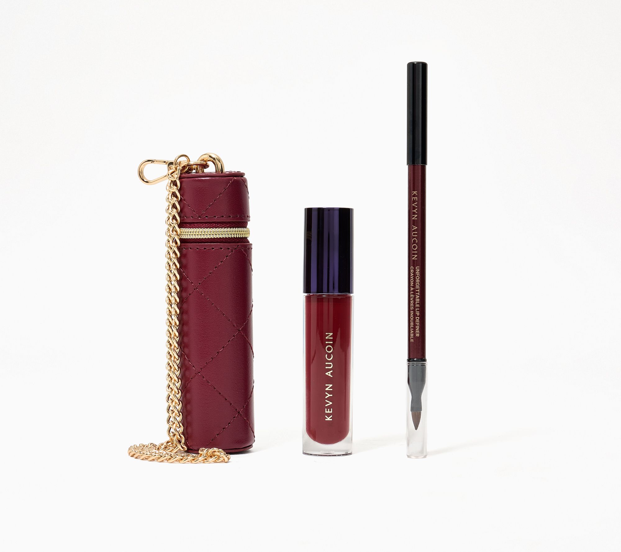 Kevyn Aucoin Blood Roses Lip Collection with Bag Charm
