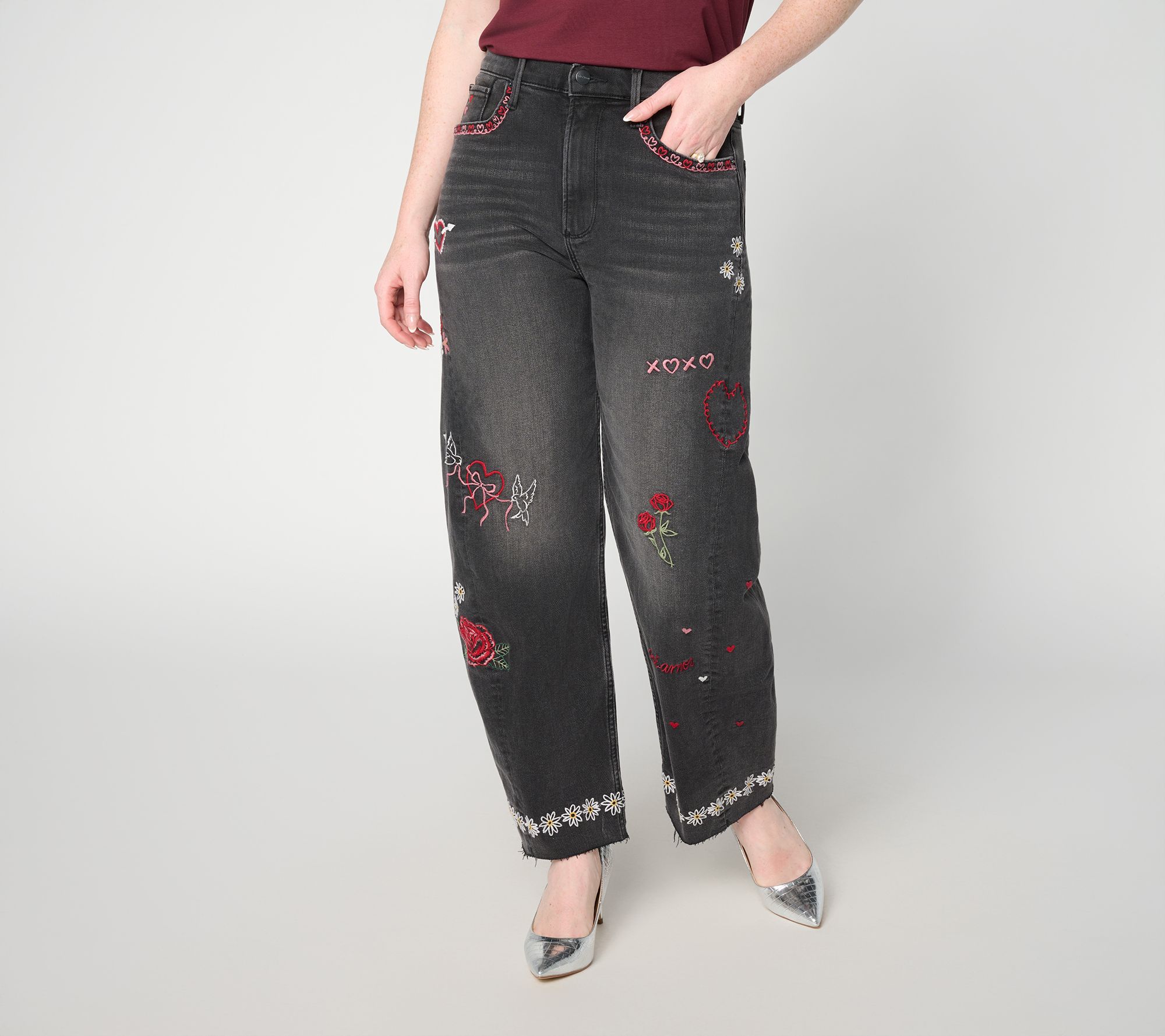 "As Is" Driftwood Jeans Parker Barrel Jeans- Love Letters