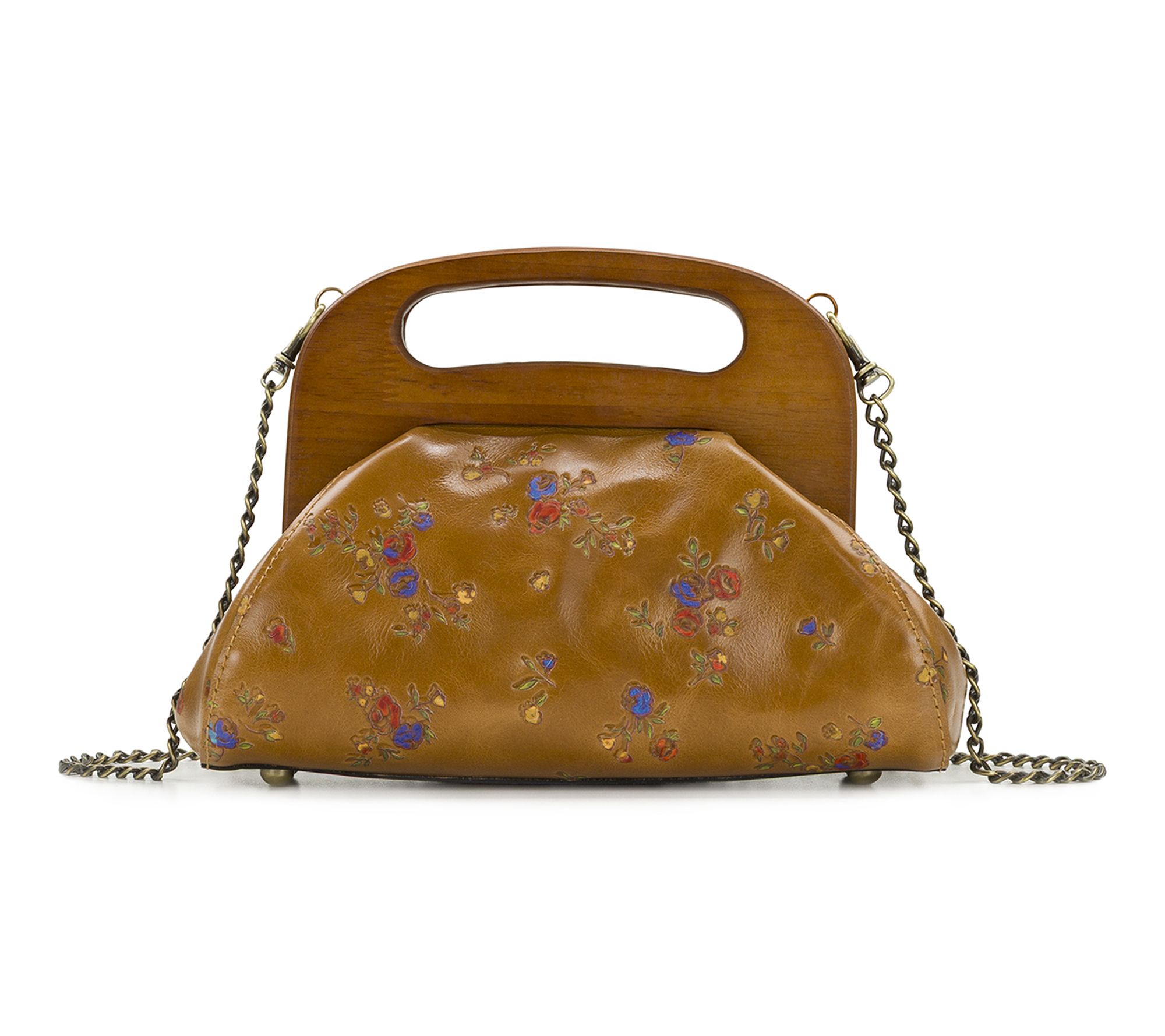 Patricia Nash M euse Frame Cros sbody - Fleur d e Jardin Emboss