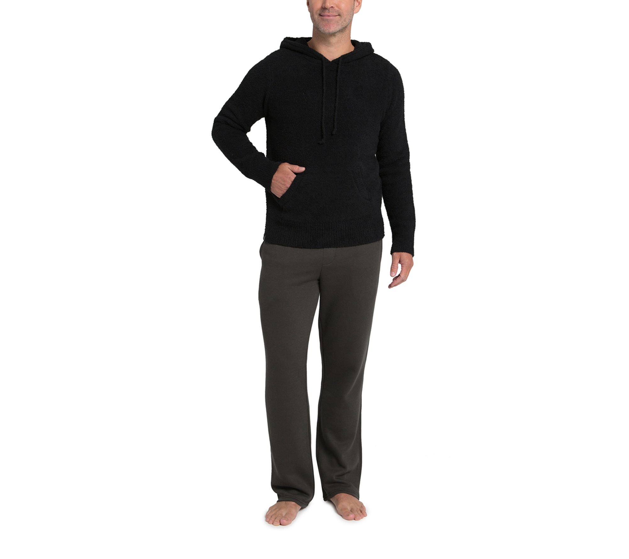Barefoot Dreams CozyChic Mens Pullover Hoodie