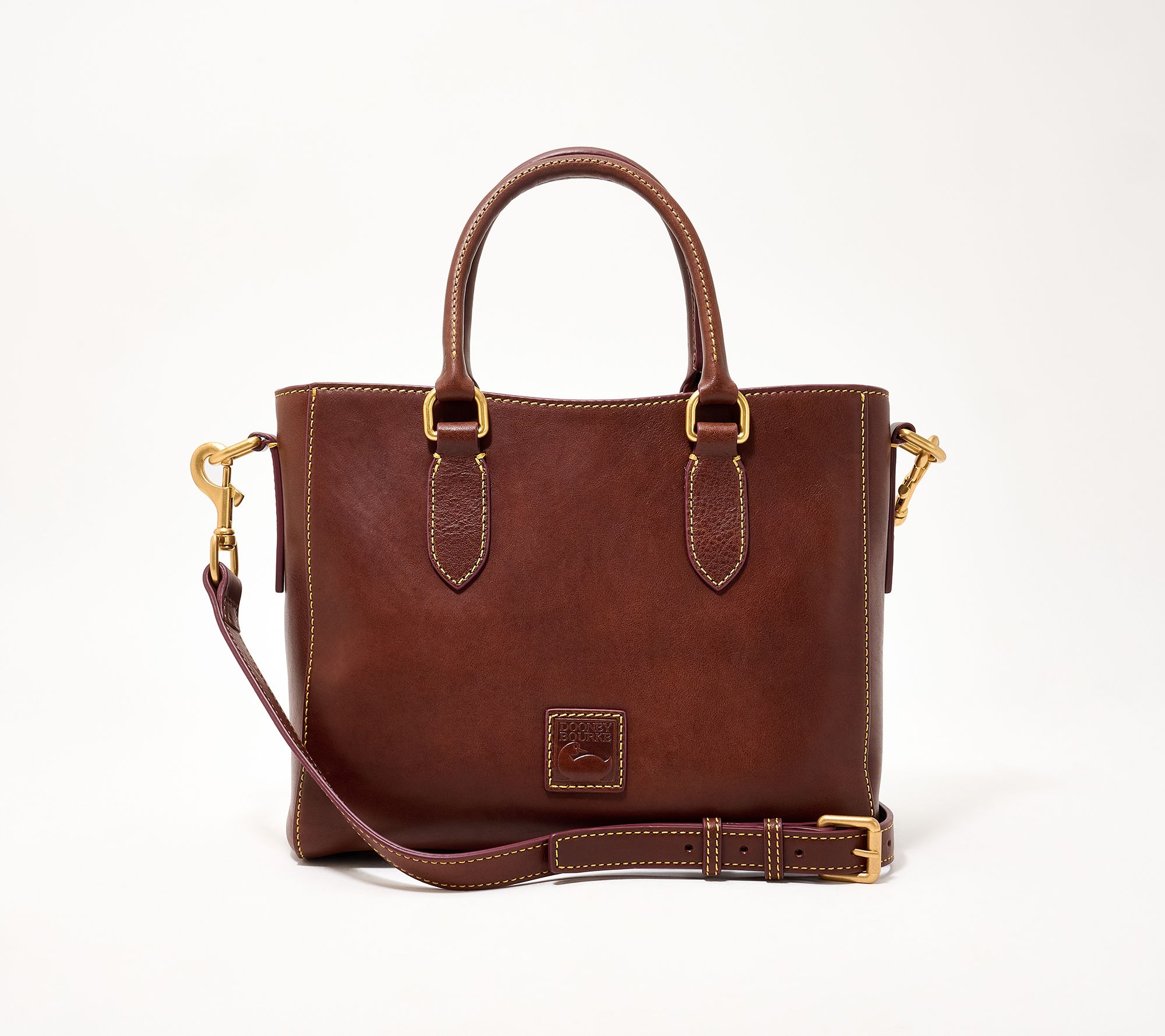  Dooney & Bourke Florentine Top Handle Tote with Crossbody Strap