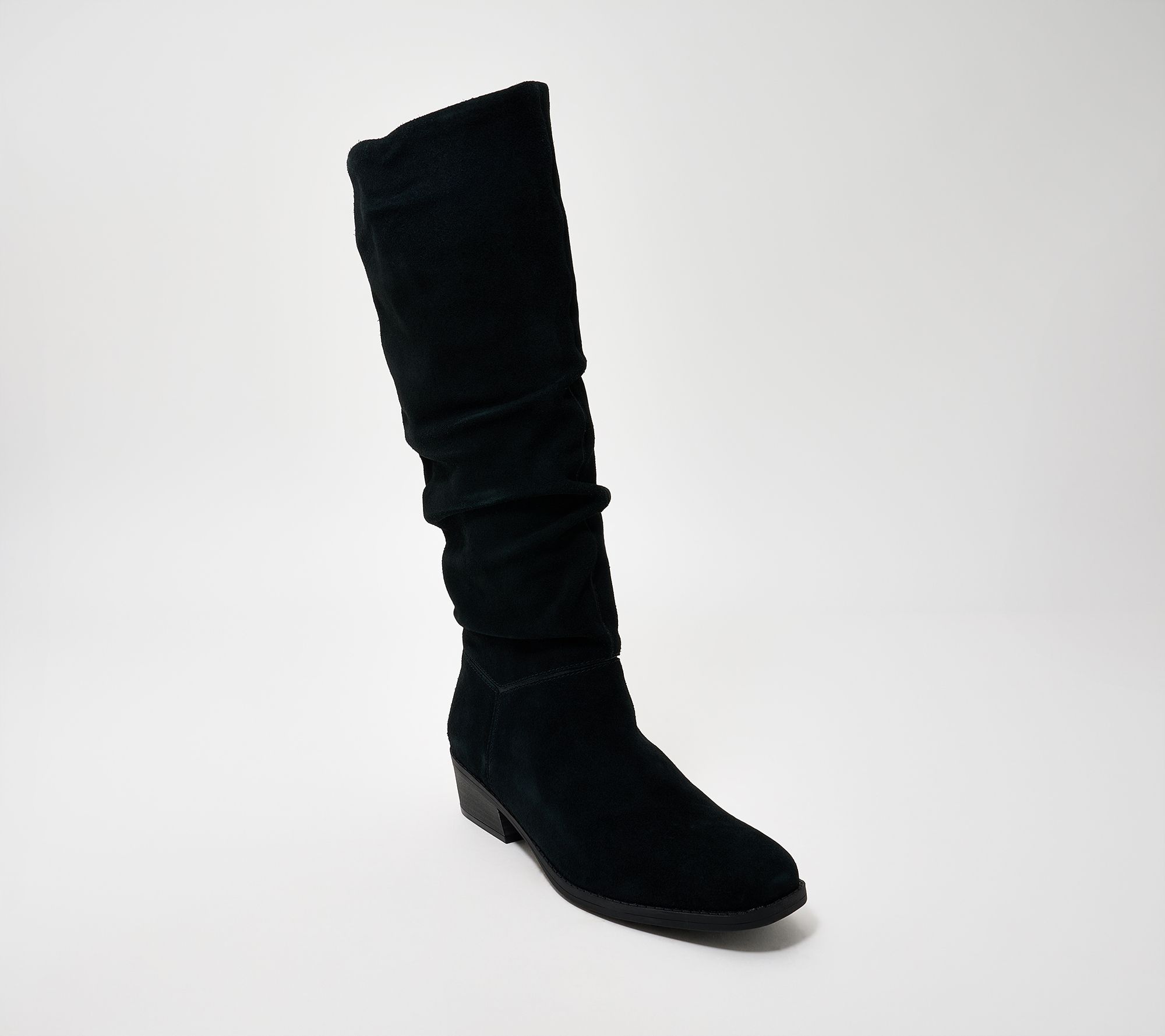  Clarks Collection Suede Tall- Shaft Boots -Danyelle Rose