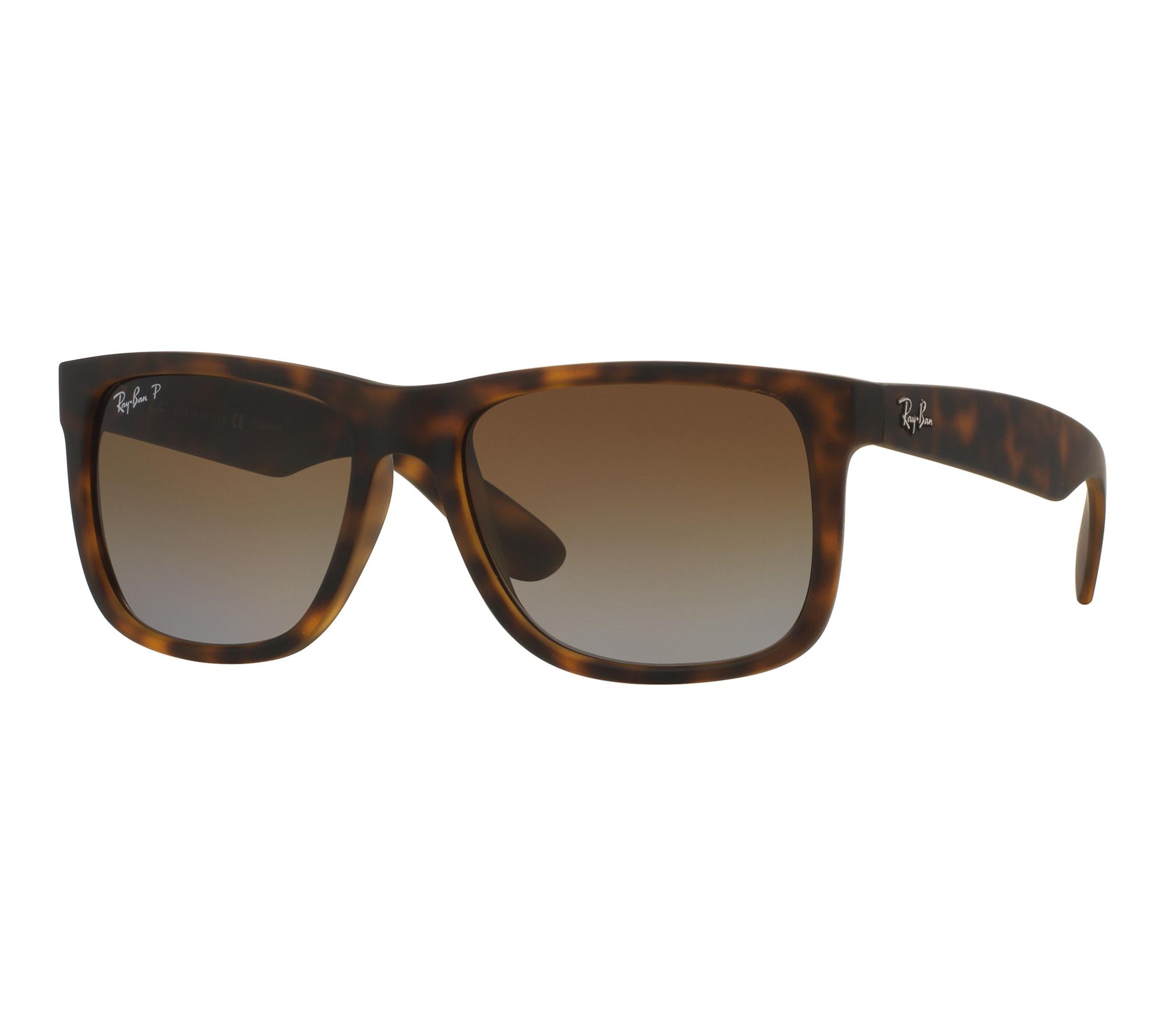 Ray-Ban Polarized Justin Classic Sunglasses-MatteHavana-55mm